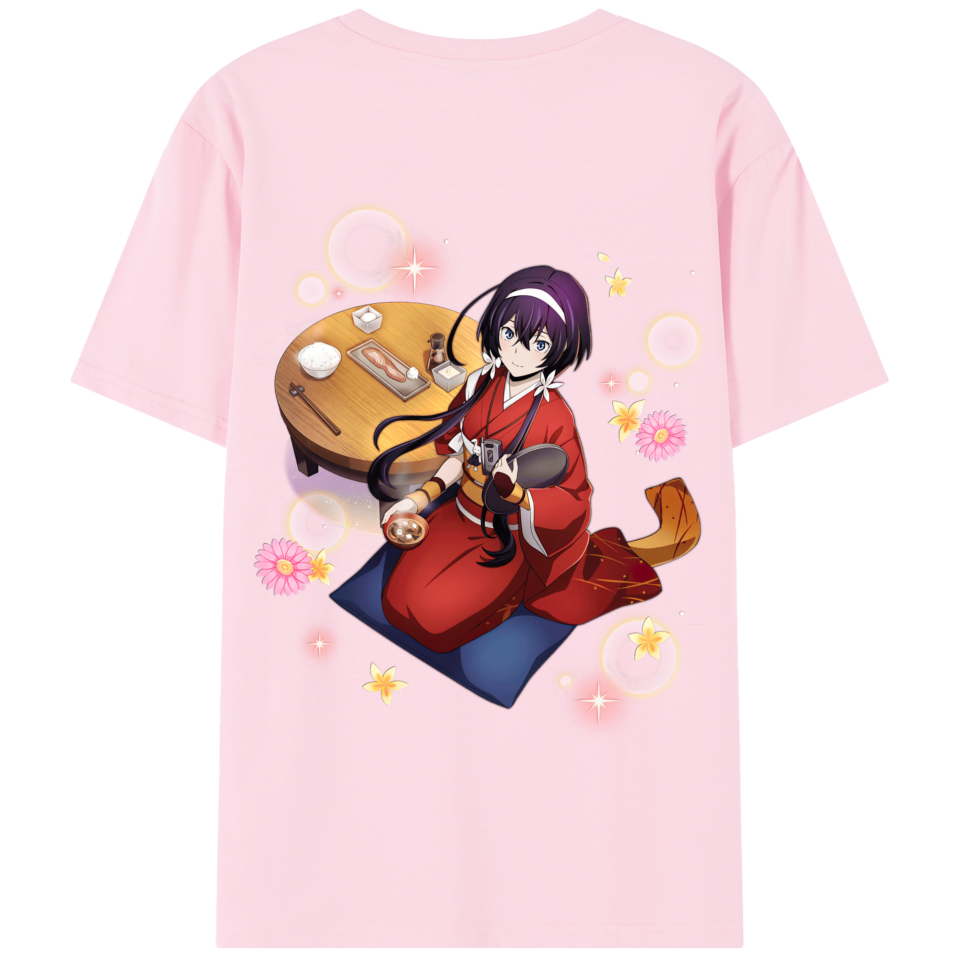 （画像用） 文豪ストレイドッグス Bungo Stray Dogs 綿100％半袖Tシャツ（背面プリント）