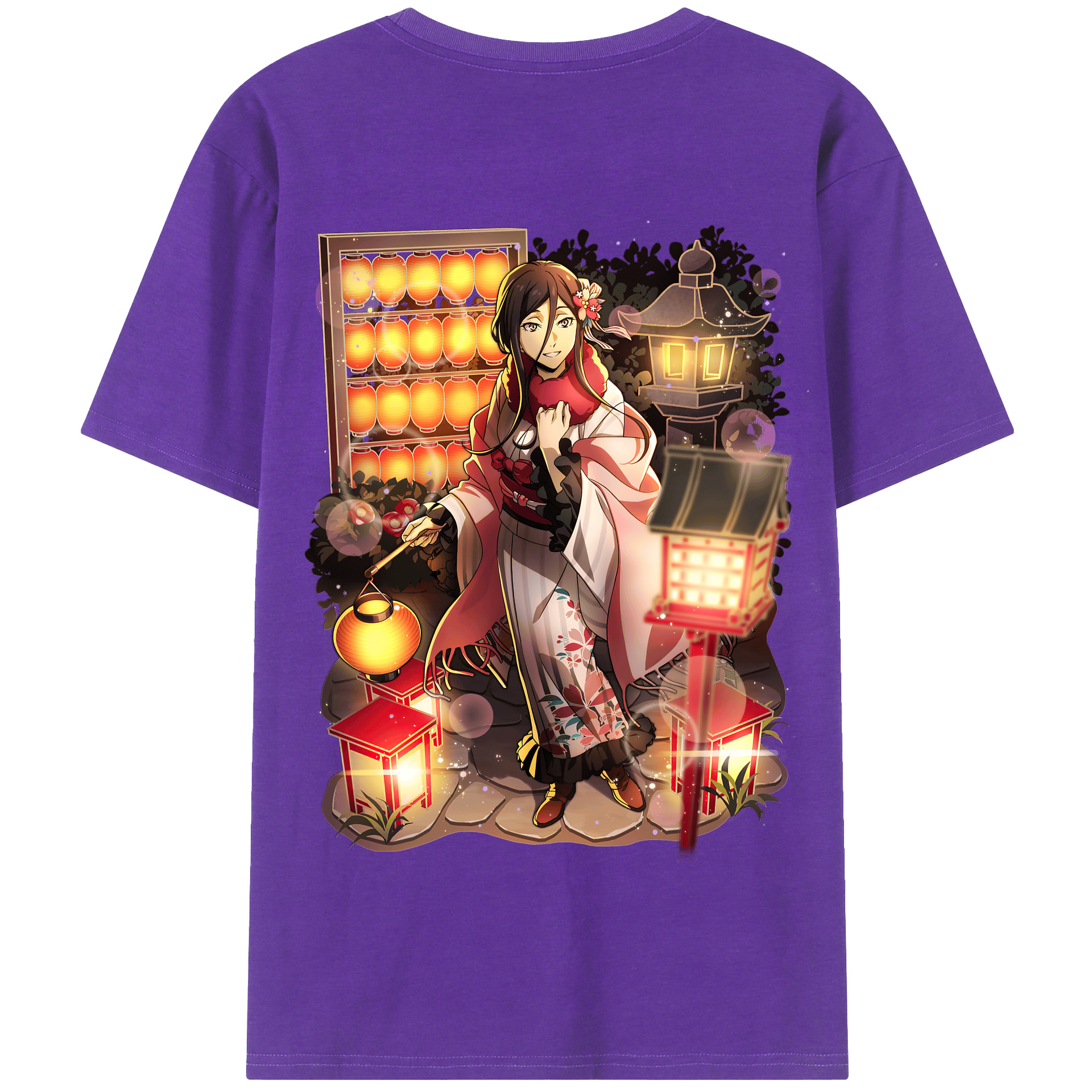 （画像用） 文豪ストレイドッグス Bungo Stray Dogs 綿100％半袖Tシャツ（背面プリント）