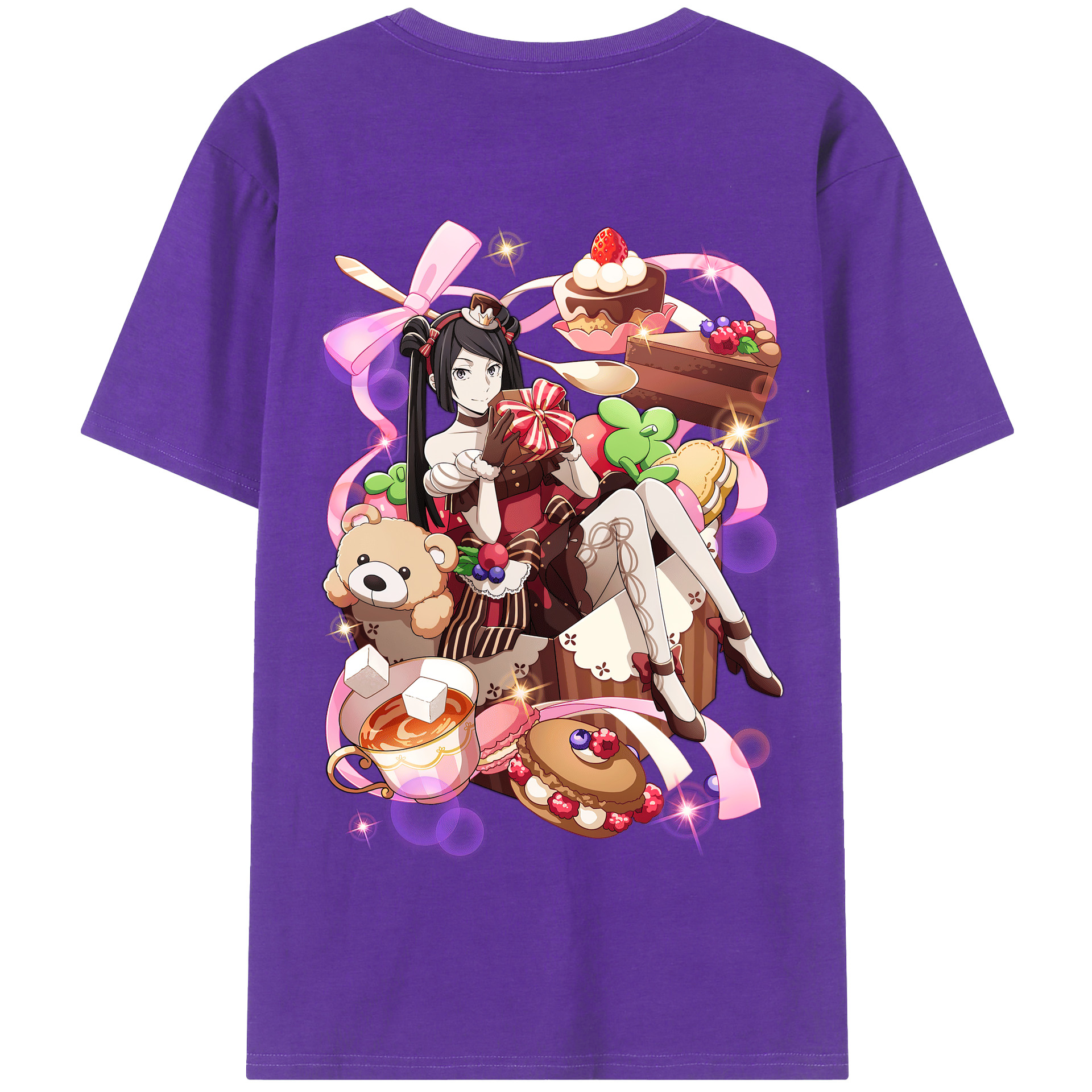 （画像用） 文豪ストレイドッグス Bungo Stray Dogs 綿100％半袖Tシャツ（背面プリント）