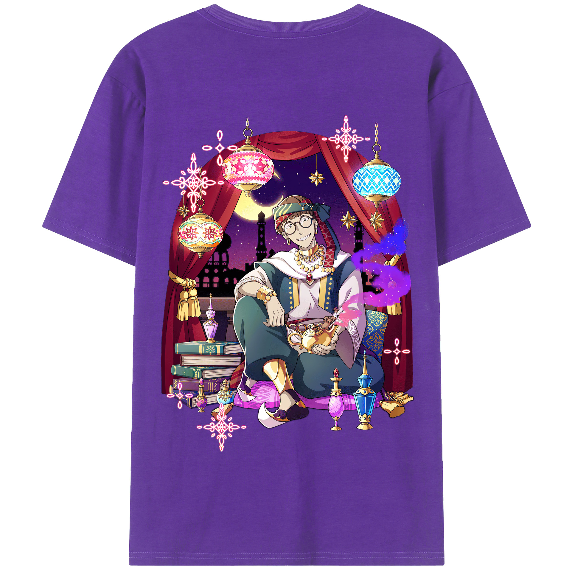 （画像用） 文豪ストレイドッグス Bungo Stray Dogs 綿100％半袖Tシャツ（背面プリント）