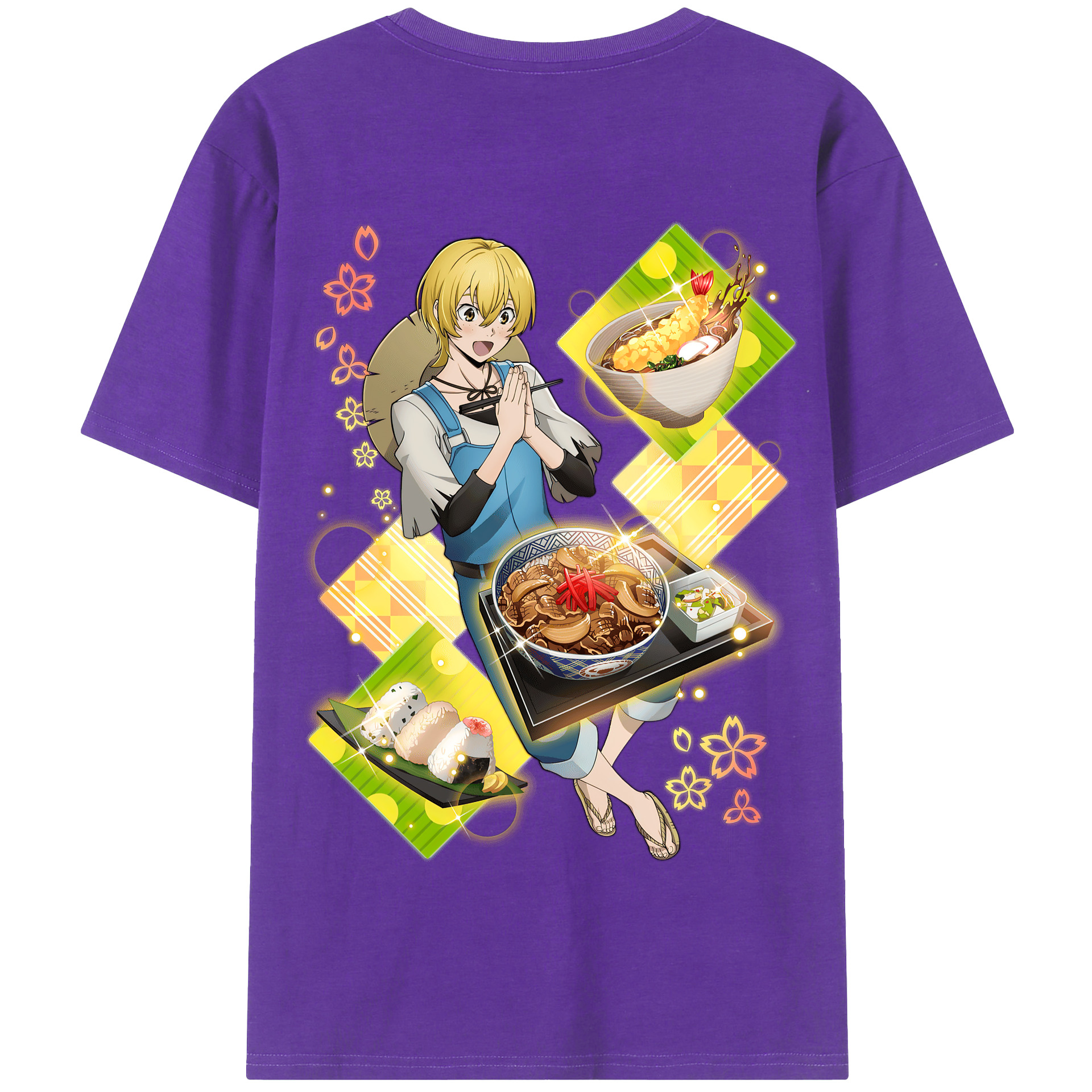 （画像用） 文豪ストレイドッグス Bungo Stray Dogs 綿100％半袖Tシャツ（背面プリント）