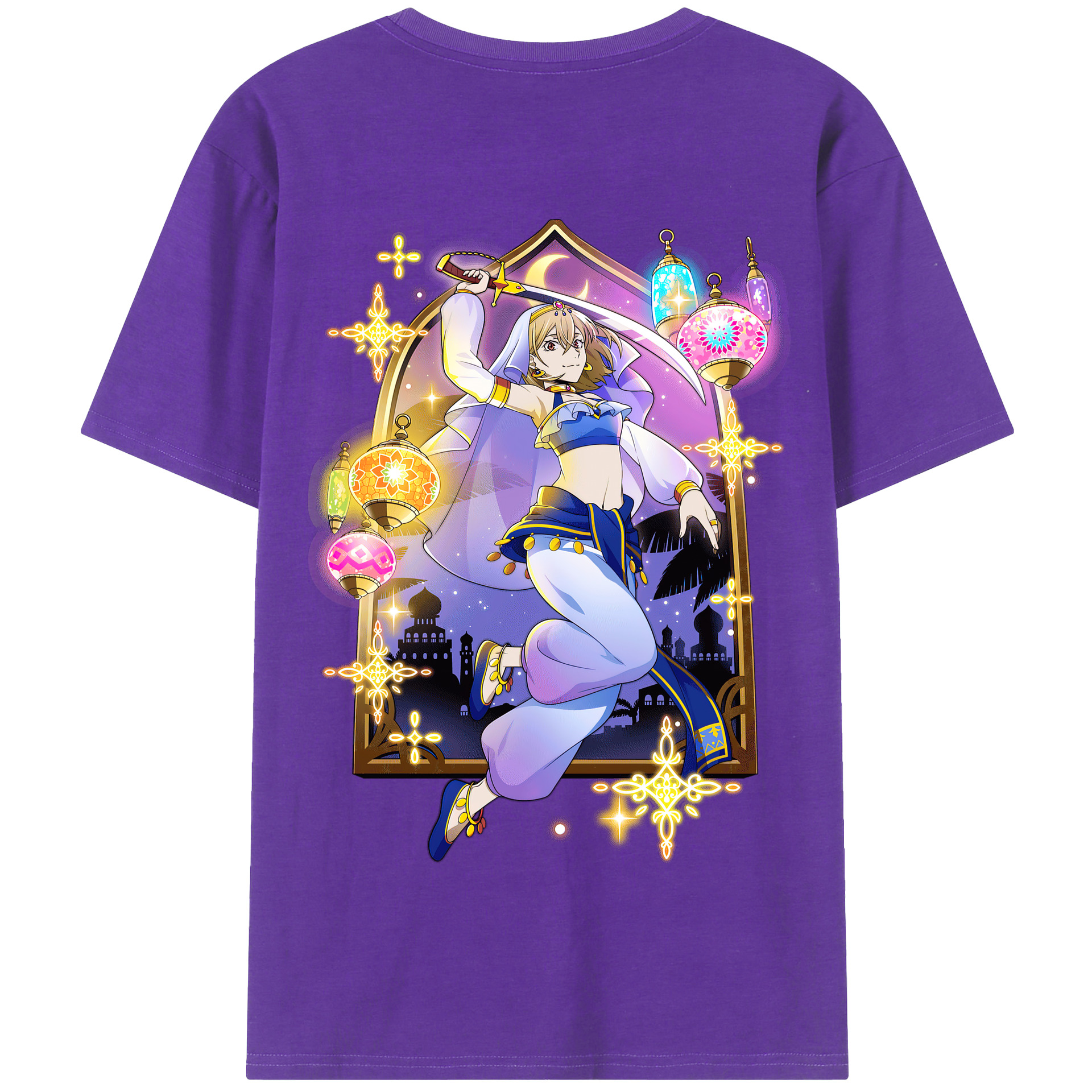 （画像用） 文豪ストレイドッグス Bungo Stray Dogs 綿100％半袖Tシャツ（背面プリント）