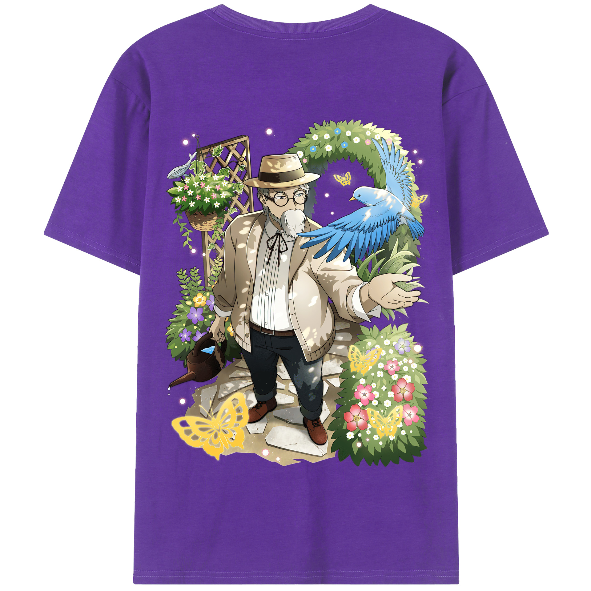 （画像用） 文豪ストレイドッグス Bungo Stray Dogs 綿100％半袖Tシャツ（背面プリント）