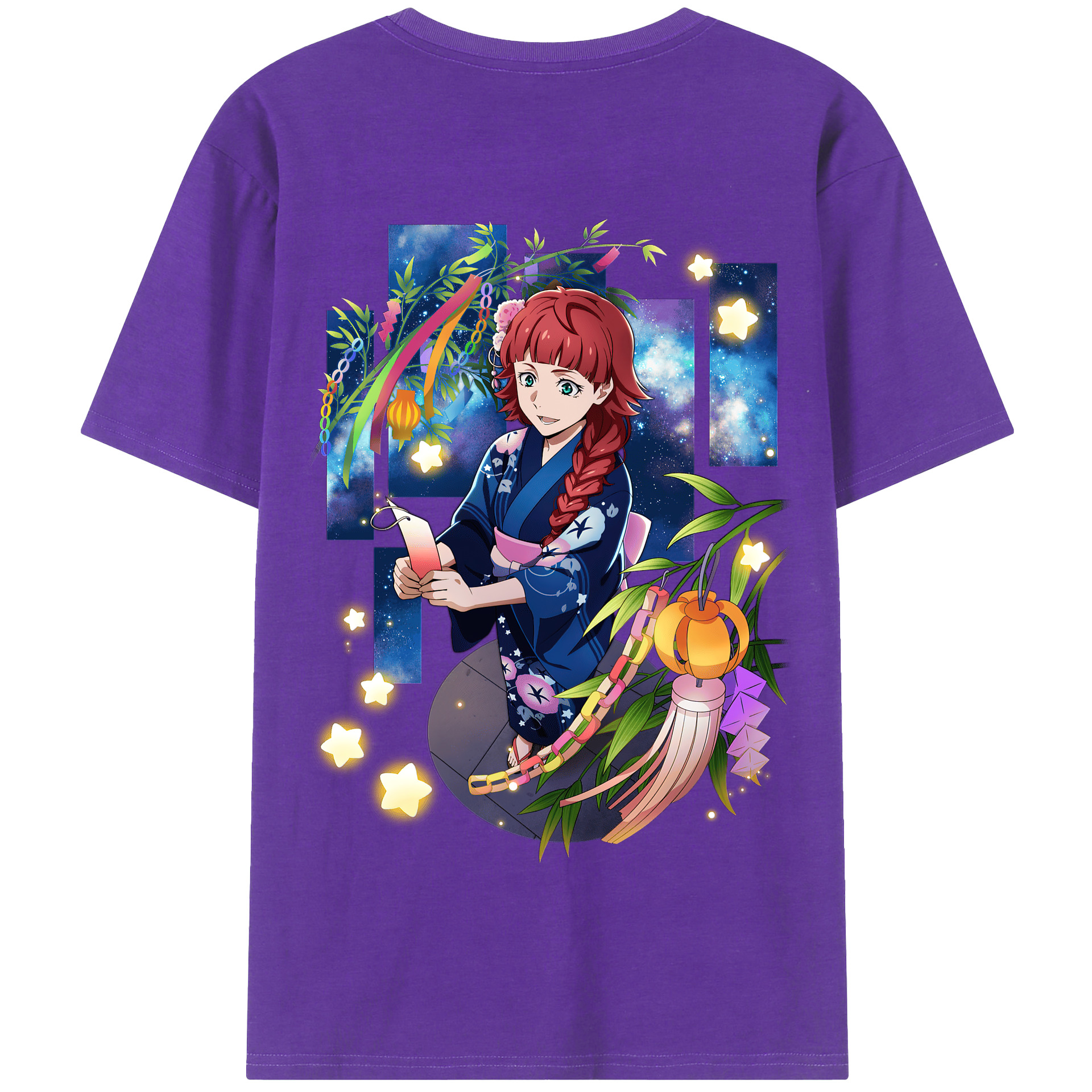 （画像用） 文豪ストレイドッグス Bungo Stray Dogs 綿100％半袖Tシャツ（背面プリント）