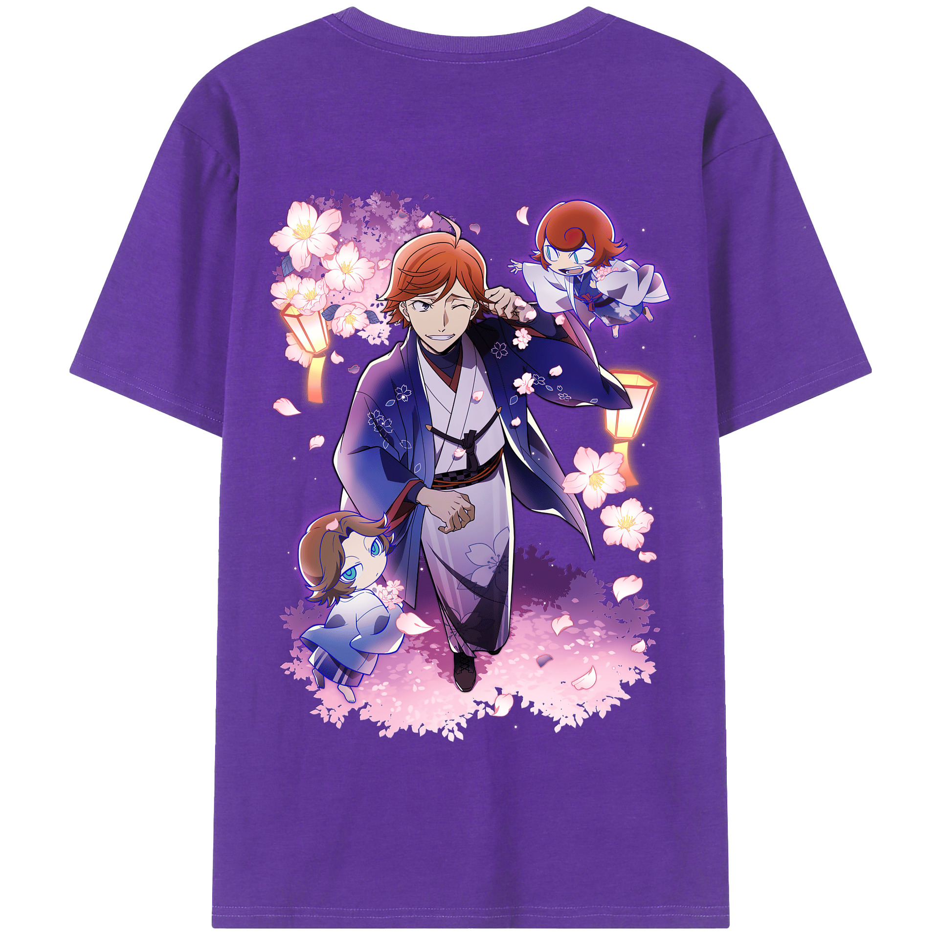 （画像用） 文豪ストレイドッグス Bungo Stray Dogs 綿100％半袖Tシャツ（背面プリント）