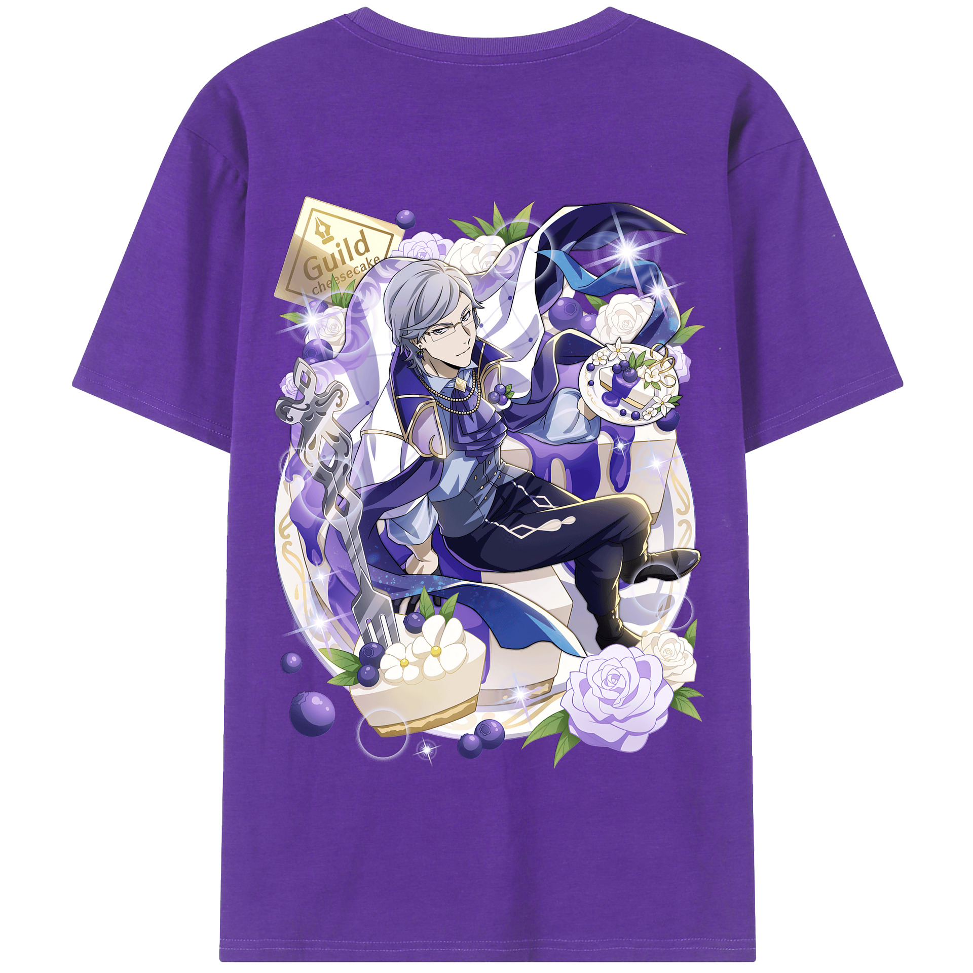 （画像用） 文豪ストレイドッグス Bungo Stray Dogs 綿100％半袖Tシャツ（背面プリント）