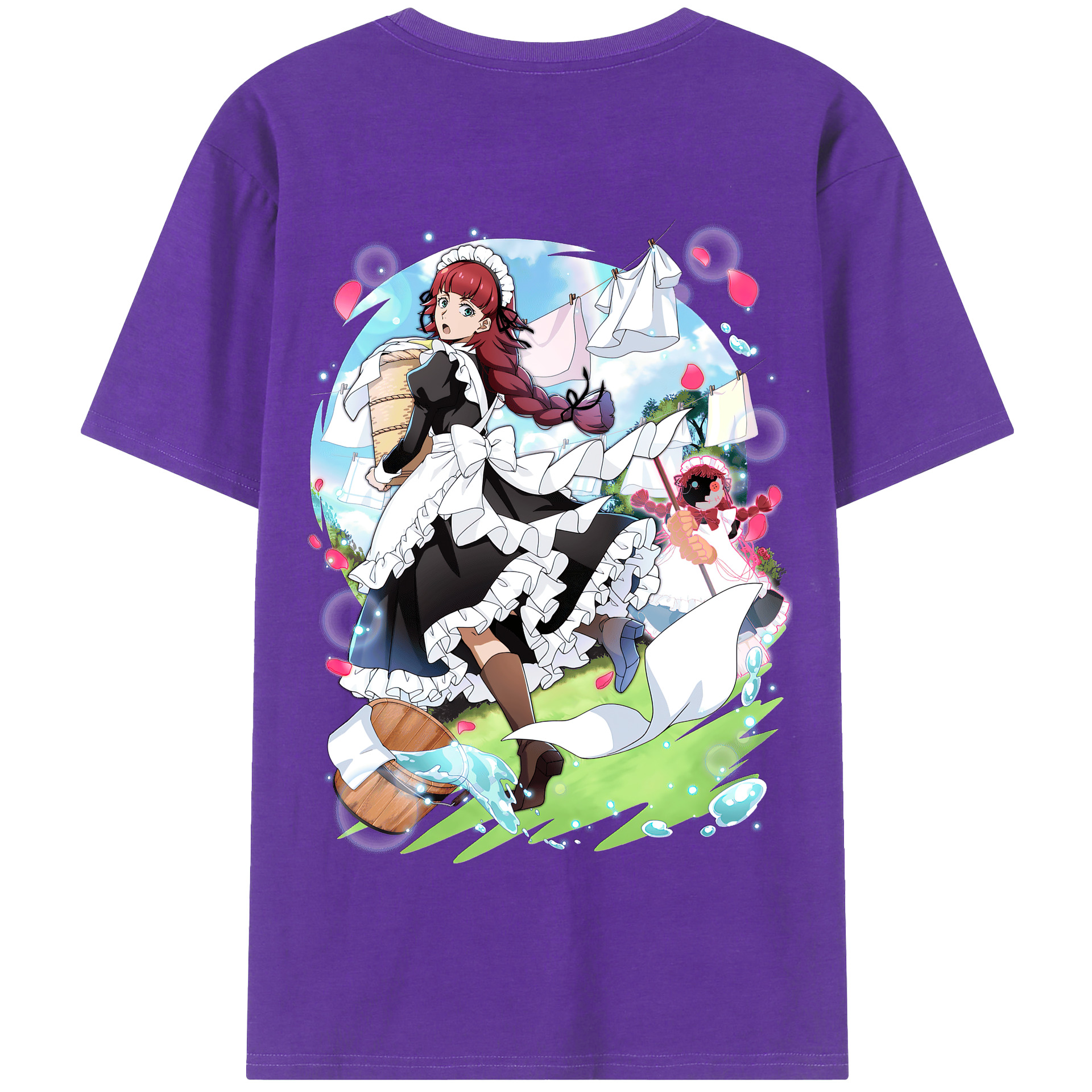 （画像用） 文豪ストレイドッグス Bungo Stray Dogs 綿100％半袖Tシャツ（背面プリント）