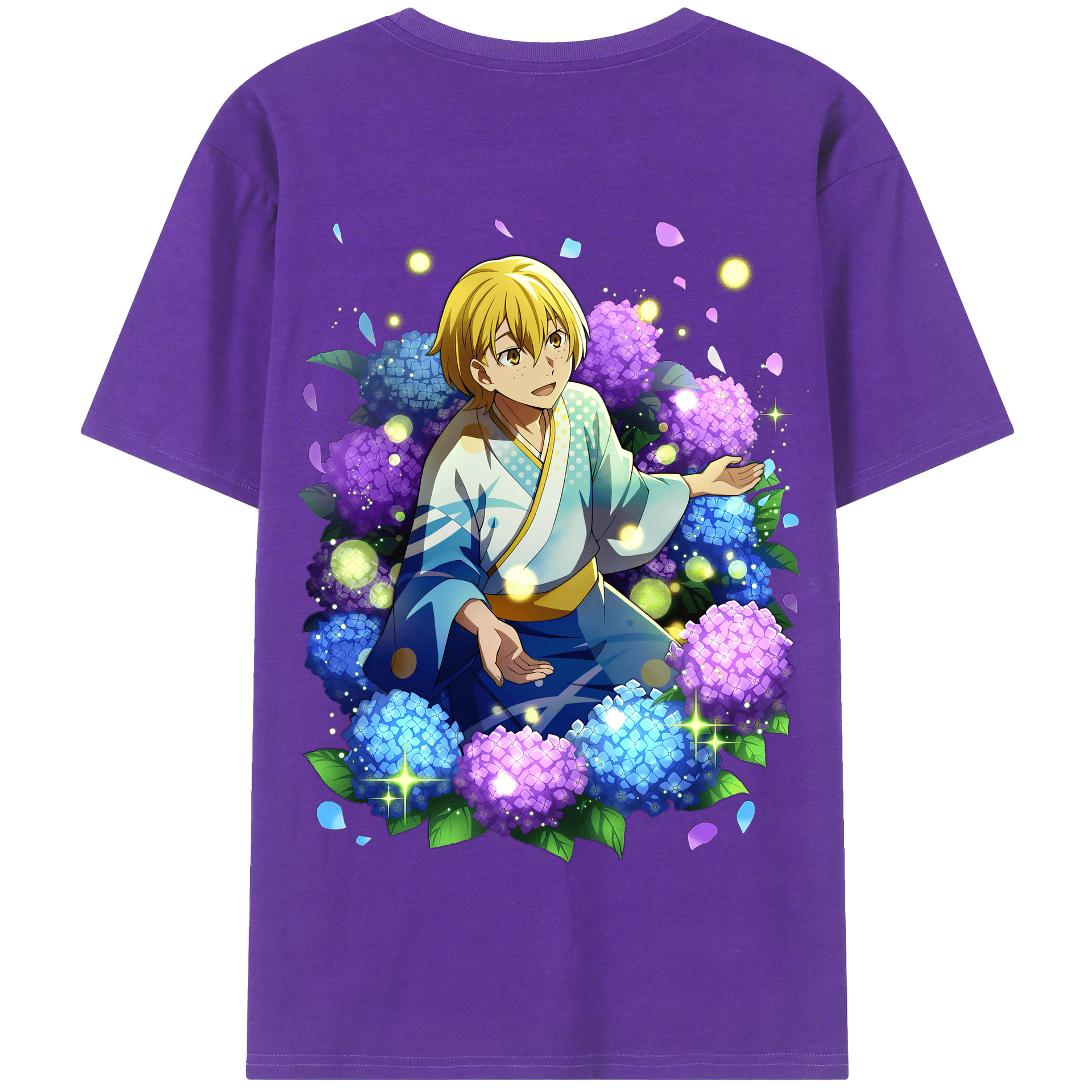 （画像用） 文豪ストレイドッグス Bungo Stray Dogs 綿100％半袖Tシャツ（背面プリント）