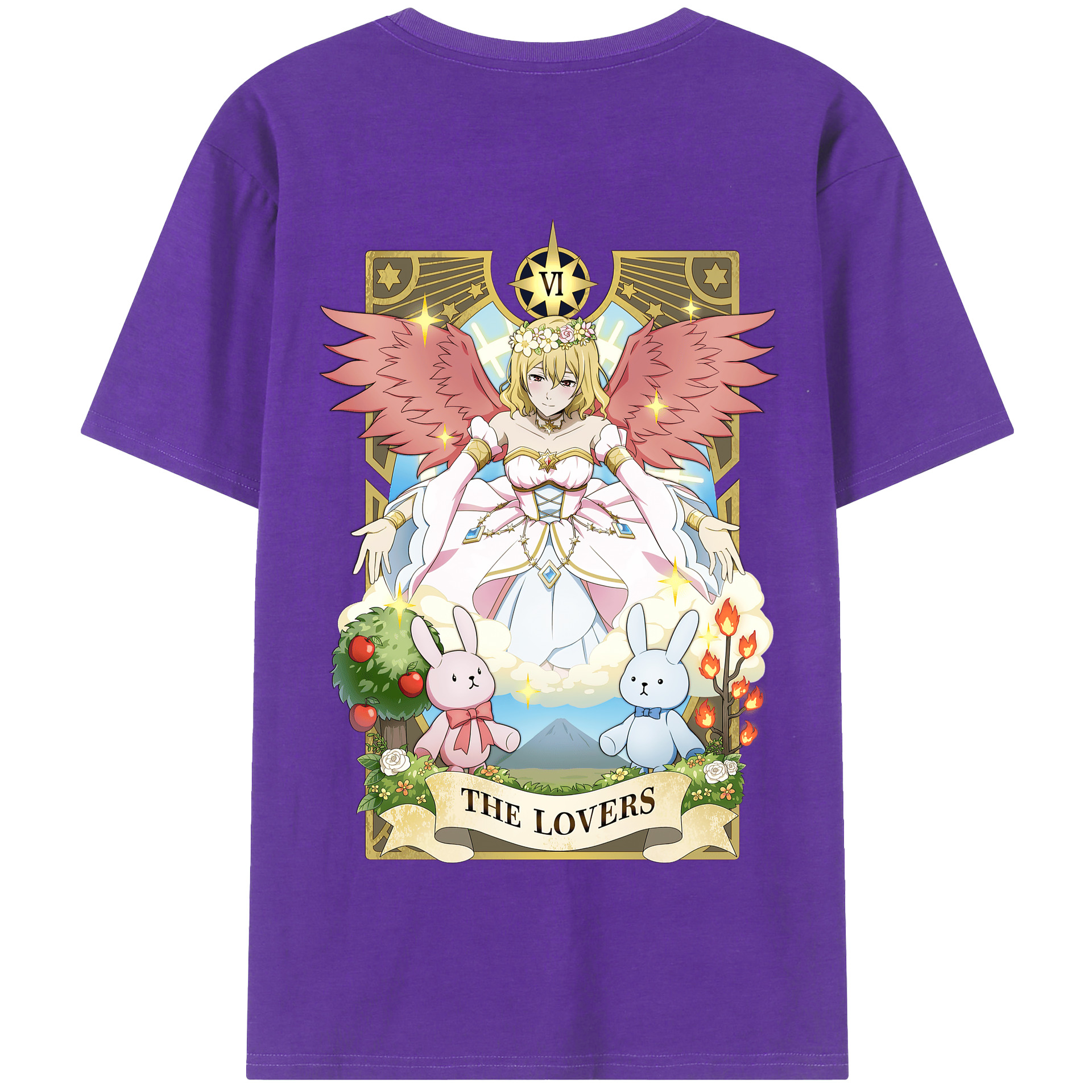 （画像用） 文豪ストレイドッグス Bungo Stray Dogs 綿100％半袖Tシャツ（背面プリント）