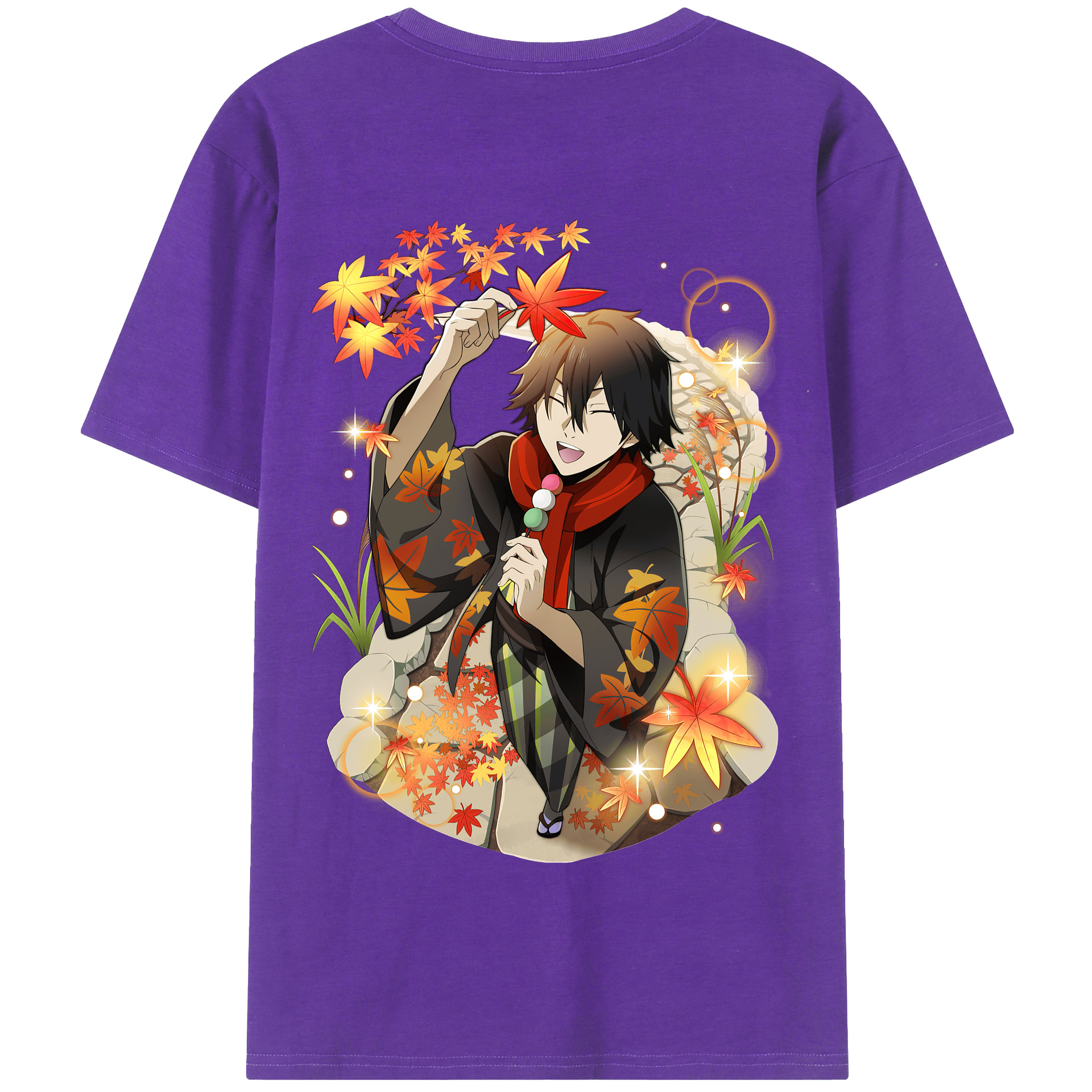 （画像用） 文豪ストレイドッグス Bungo Stray Dogs 綿100％半袖Tシャツ（背面プリント）