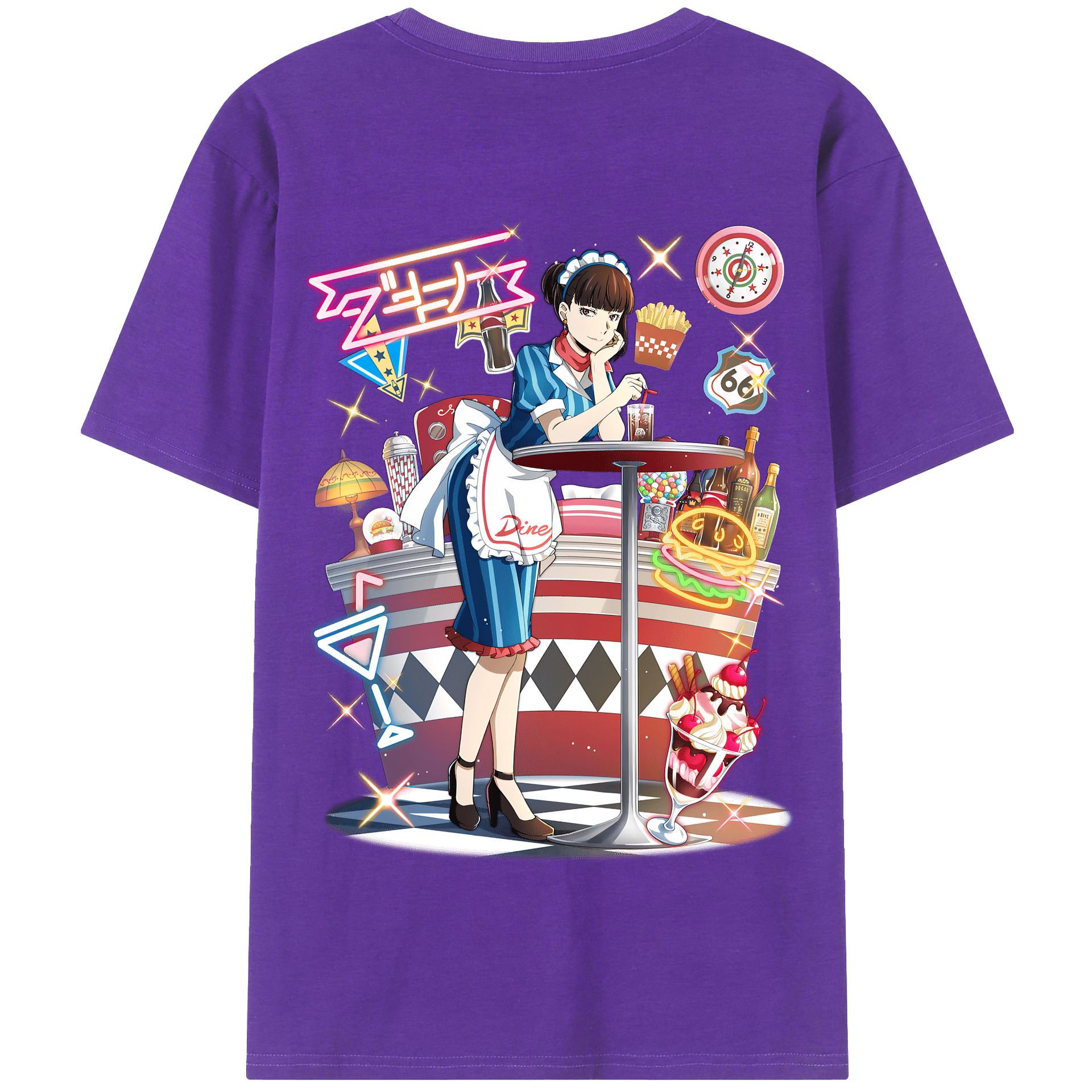 （画像用） 文豪ストレイドッグス Bungo Stray Dogs 綿100％半袖Tシャツ（背面プリント）