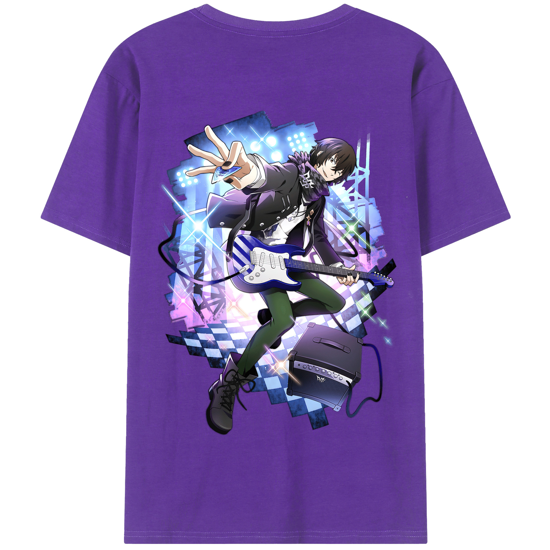 （画像用） 文豪ストレイドッグス Bungo Stray Dogs 綿100％半袖Tシャツ（背面プリント）
