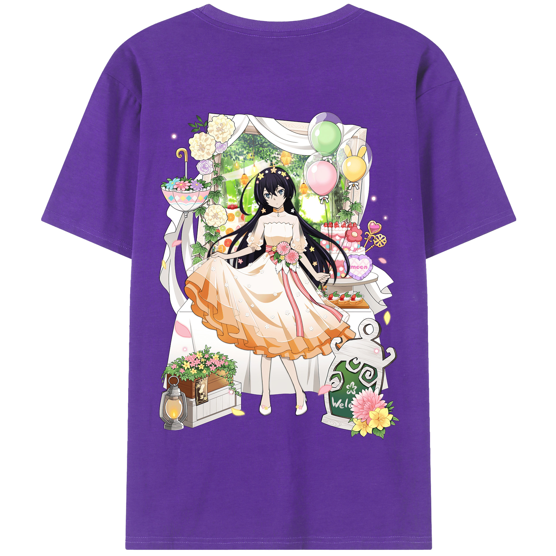 （画像用） 文豪ストレイドッグス Bungo Stray Dogs 綿100％半袖Tシャツ（背面プリント）