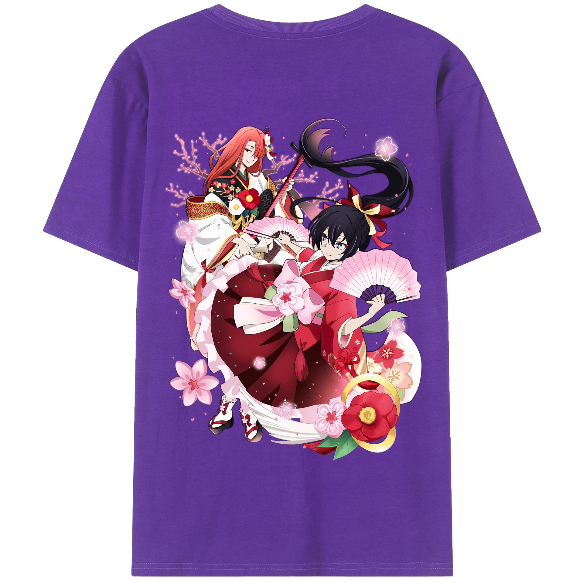 （画像用） 文豪ストレイドッグス Bungo Stray Dogs 綿100％半袖Tシャツ（背面プリント）