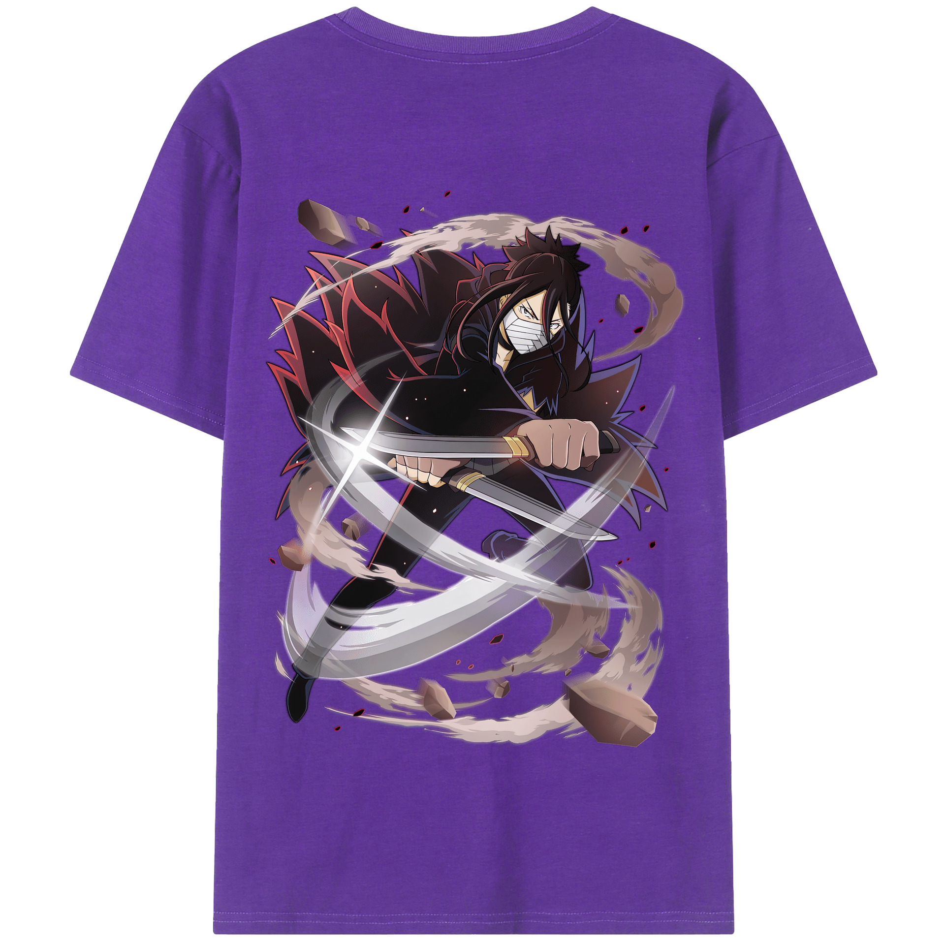 （画像用） 文豪ストレイドッグス Bungo Stray Dogs 綿100％半袖Tシャツ（背面プリント）