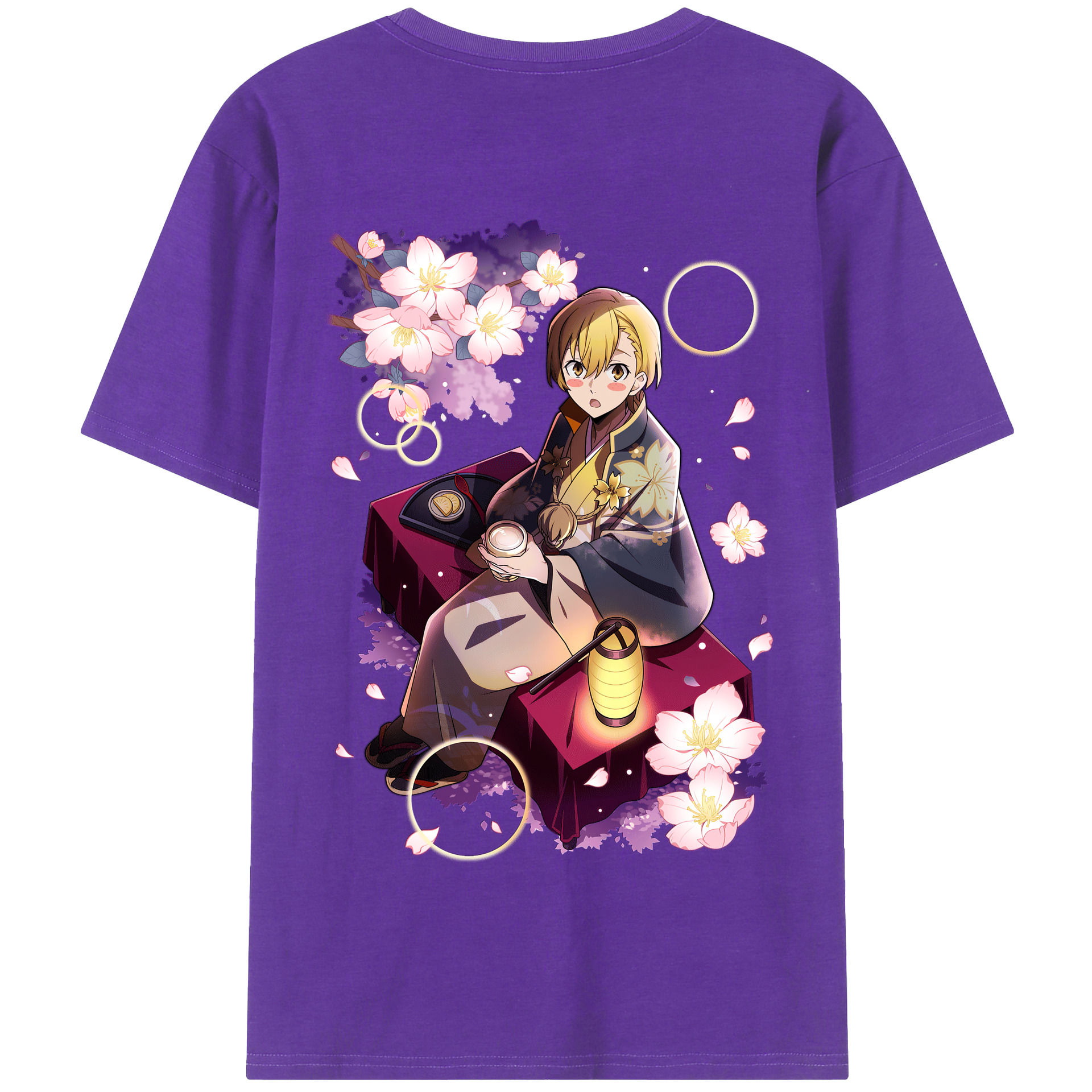 （画像用） 文豪ストレイドッグス Bungo Stray Dogs 綿100％半袖Tシャツ（背面プリント）