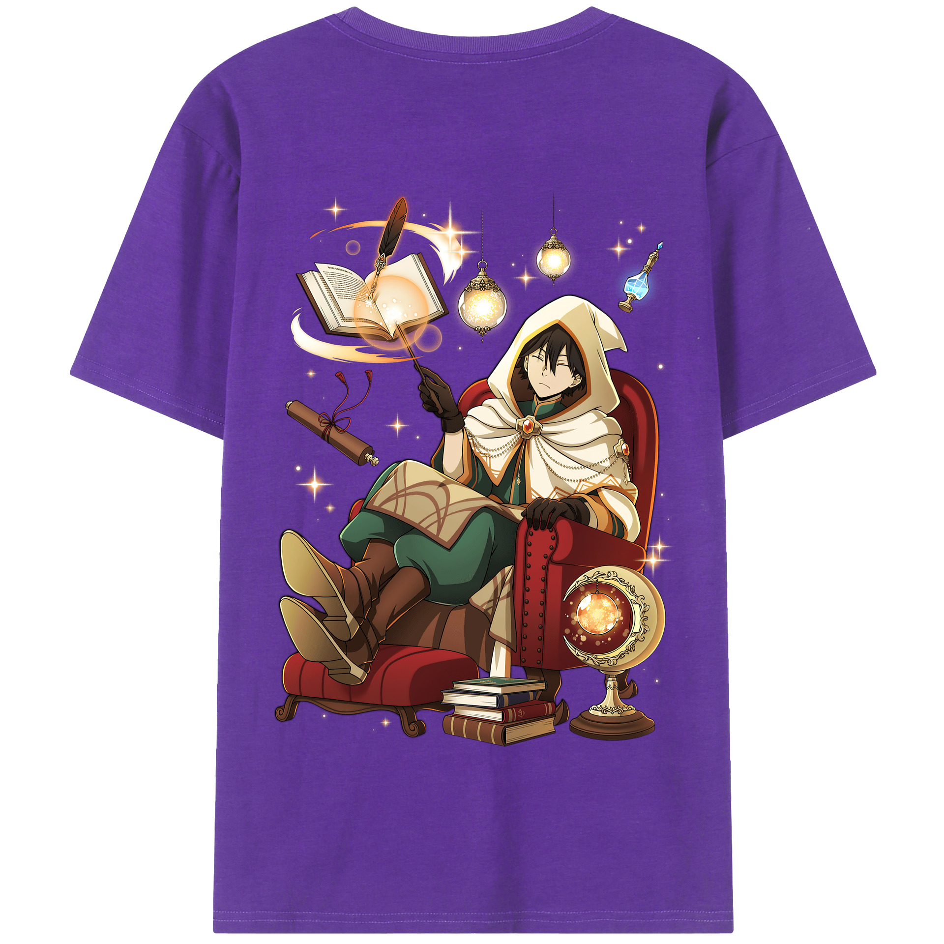 （画像用） 文豪ストレイドッグス Bungo Stray Dogs 綿100％半袖Tシャツ（背面プリント）