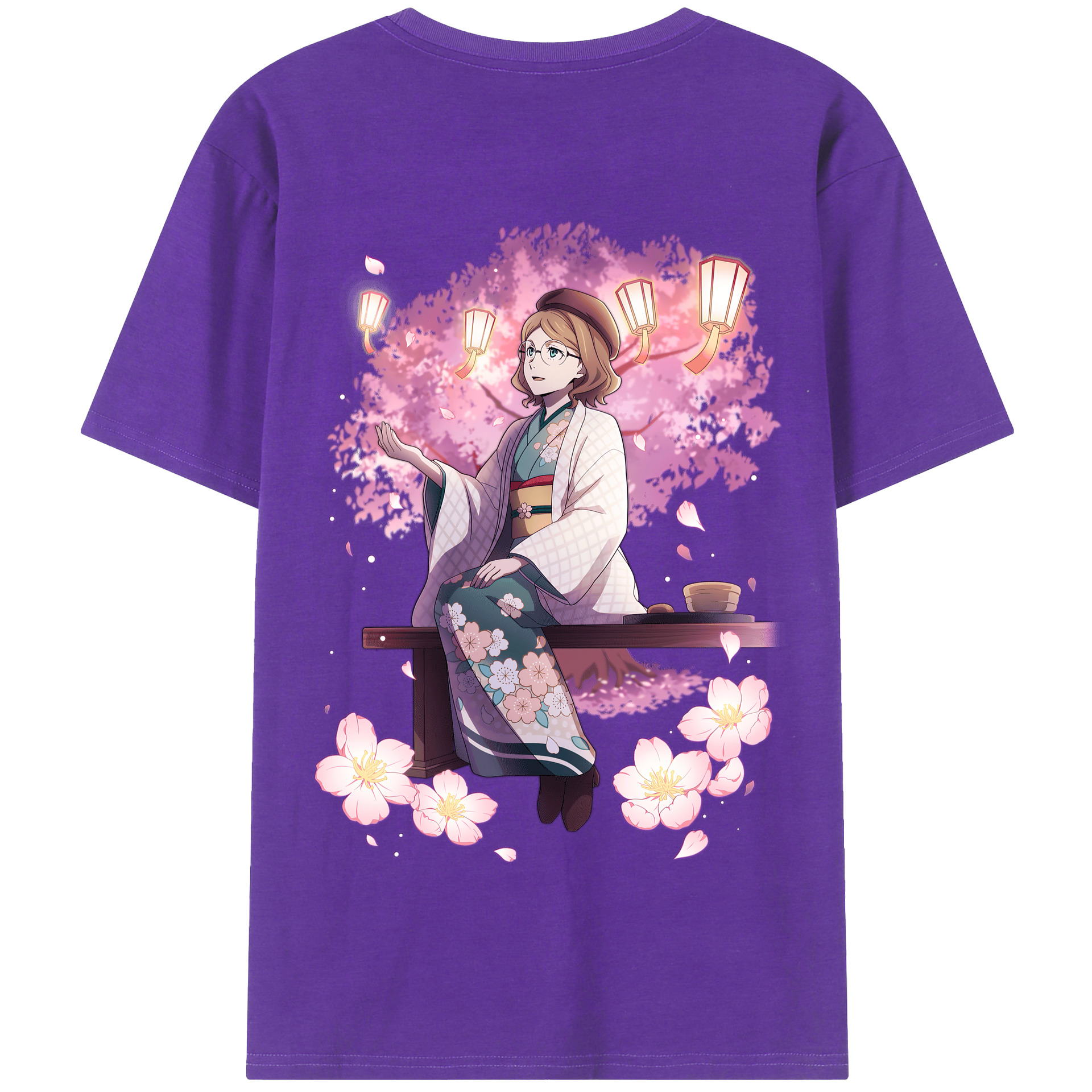 （画像用） 文豪ストレイドッグス Bungo Stray Dogs 綿100％半袖Tシャツ（背面プリント）