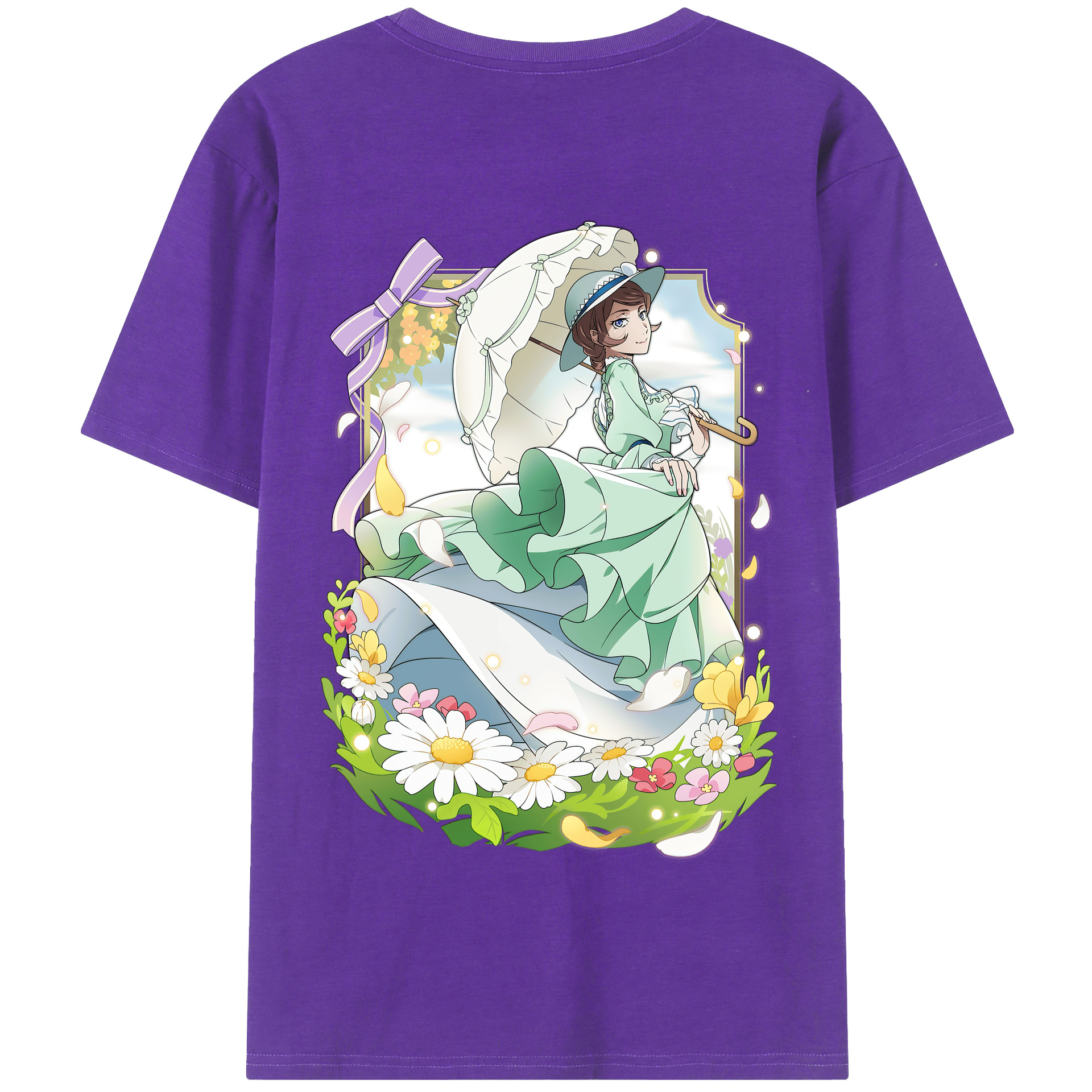 （画像用） 文豪ストレイドッグス Bungo Stray Dogs 綿100％半袖Tシャツ（背面プリント）