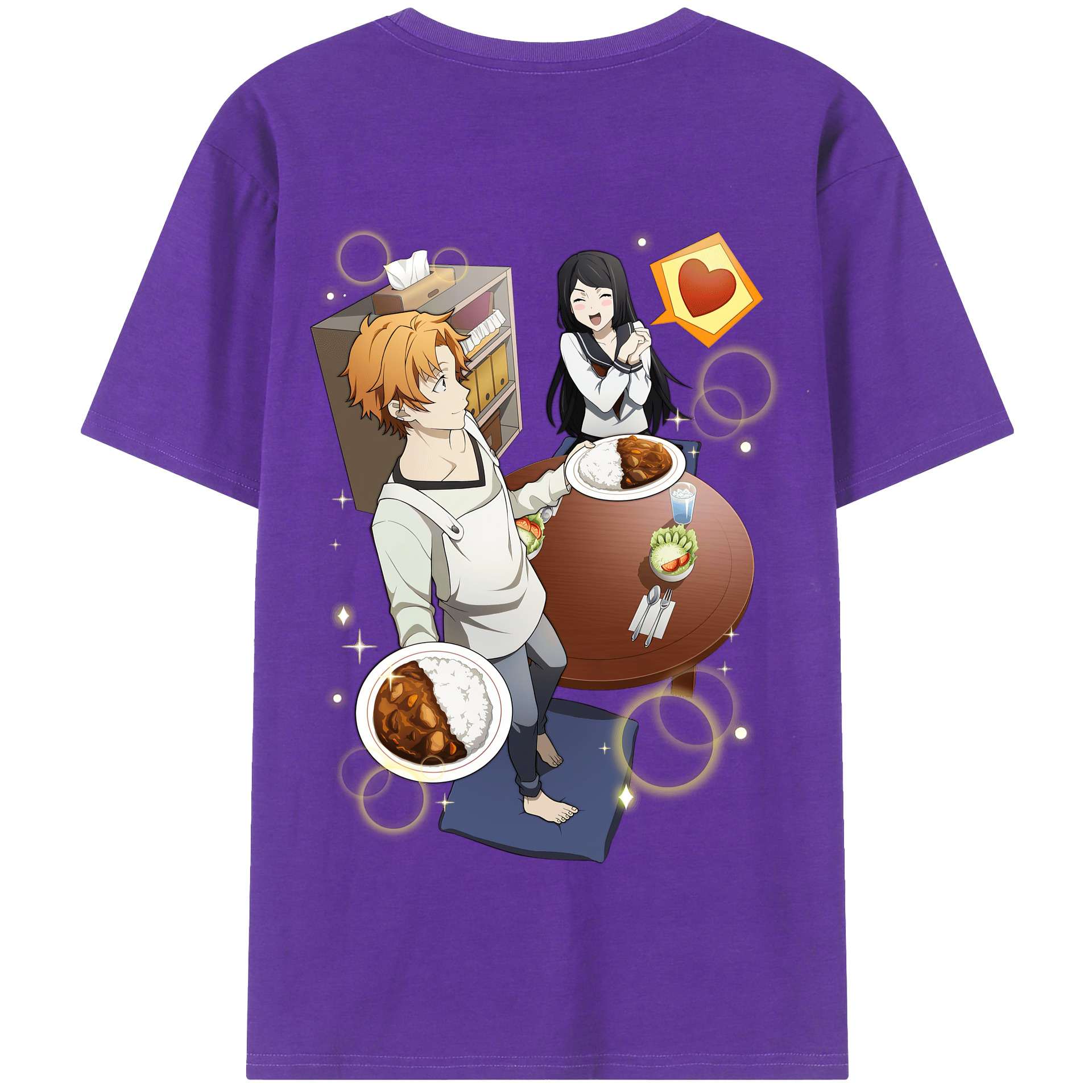 （画像用） 文豪ストレイドッグス Bungo Stray Dogs 綿100％半袖Tシャツ（背面プリント）