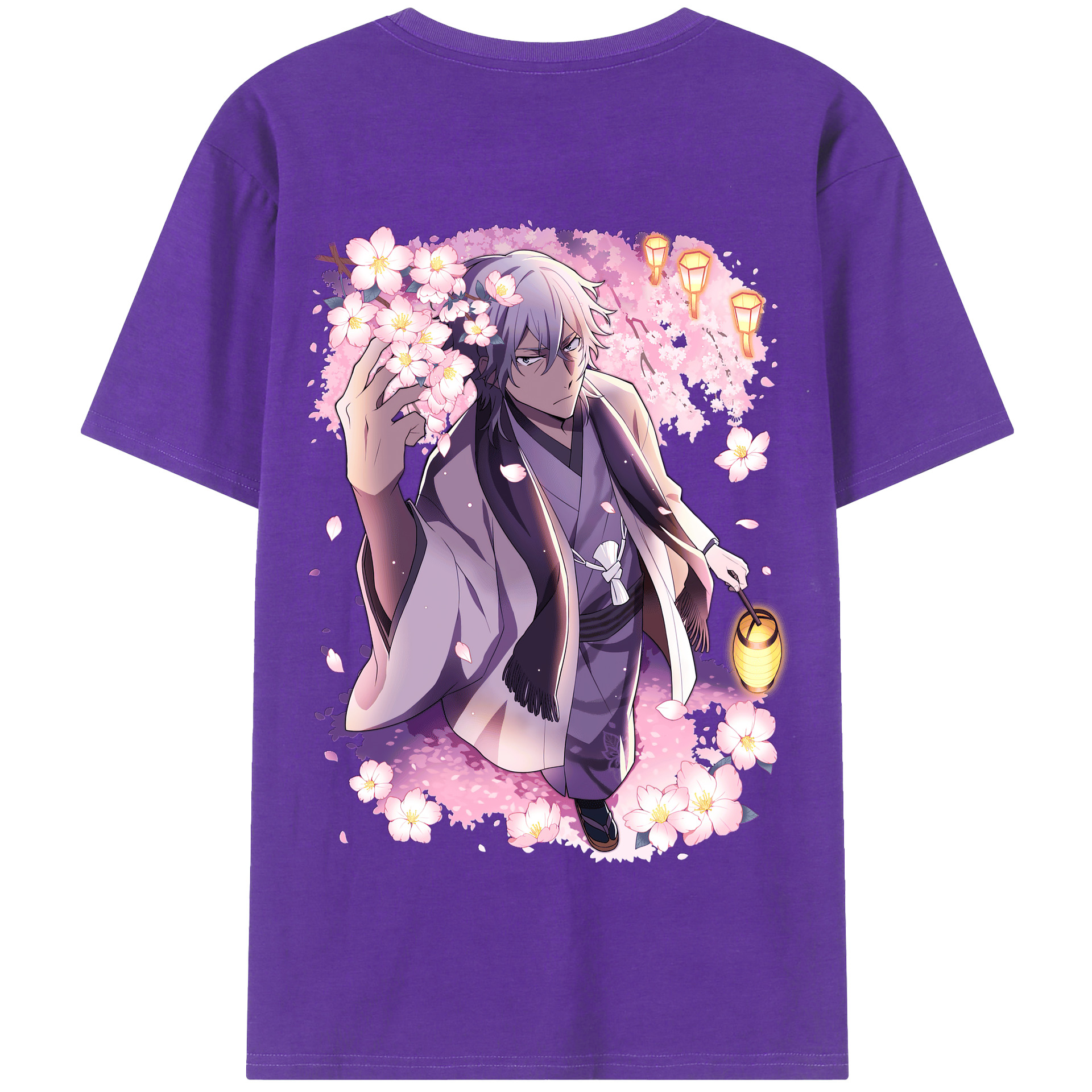 （画像用） 文豪ストレイドッグス Bungo Stray Dogs 綿100％半袖Tシャツ（背面プリント）