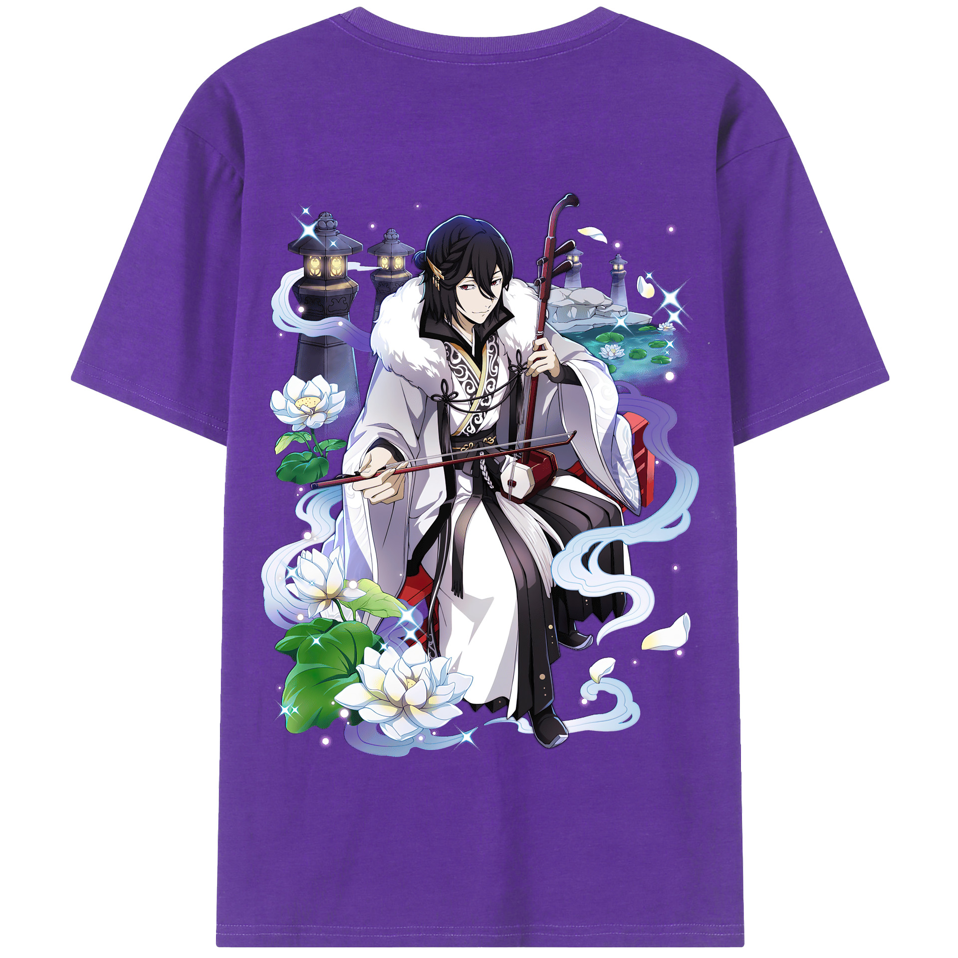 （画像用） 文豪ストレイドッグス Bungo Stray Dogs 綿100％半袖Tシャツ（背面プリント）