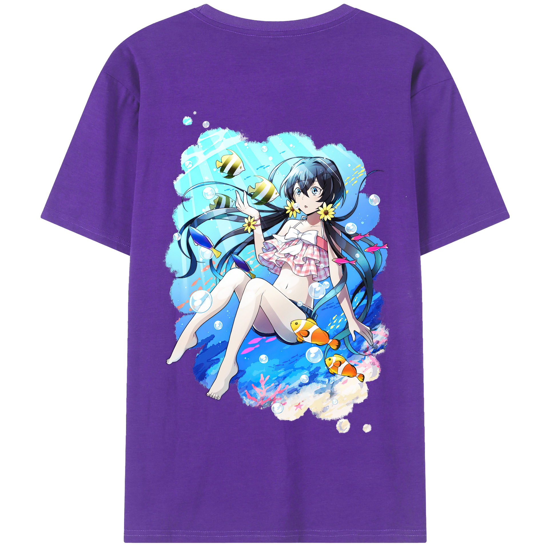 （画像用） 文豪ストレイドッグス Bungo Stray Dogs 綿100％半袖Tシャツ（背面プリント）
