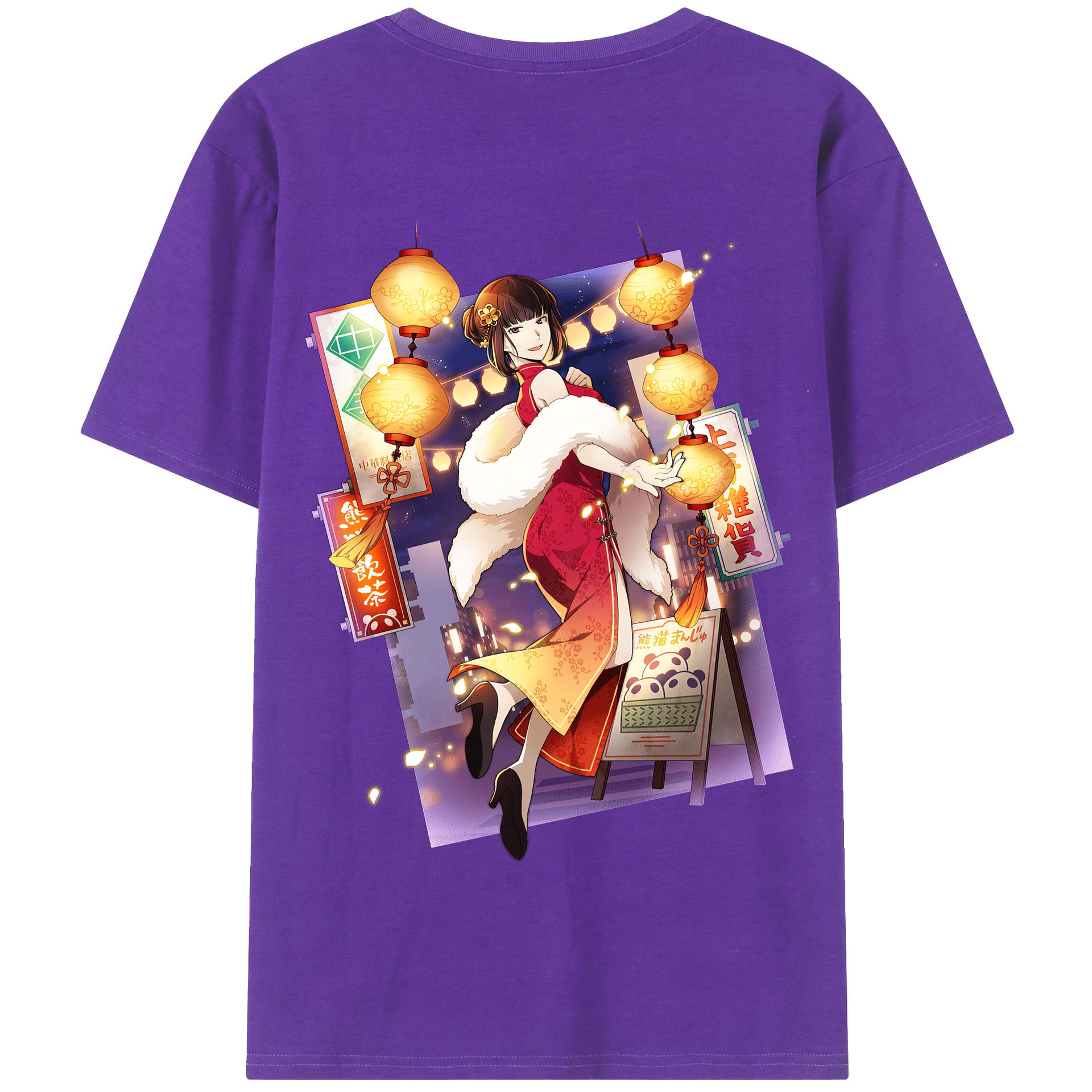 （画像用） 文豪ストレイドッグス Bungo Stray Dogs 綿100％半袖Tシャツ（背面プリント）