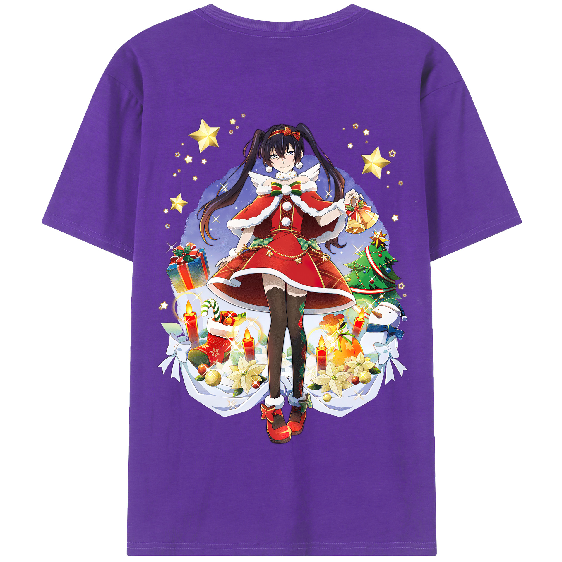 （画像用） 文豪ストレイドッグス Bungo Stray Dogs 綿100％半袖Tシャツ（背面プリント）