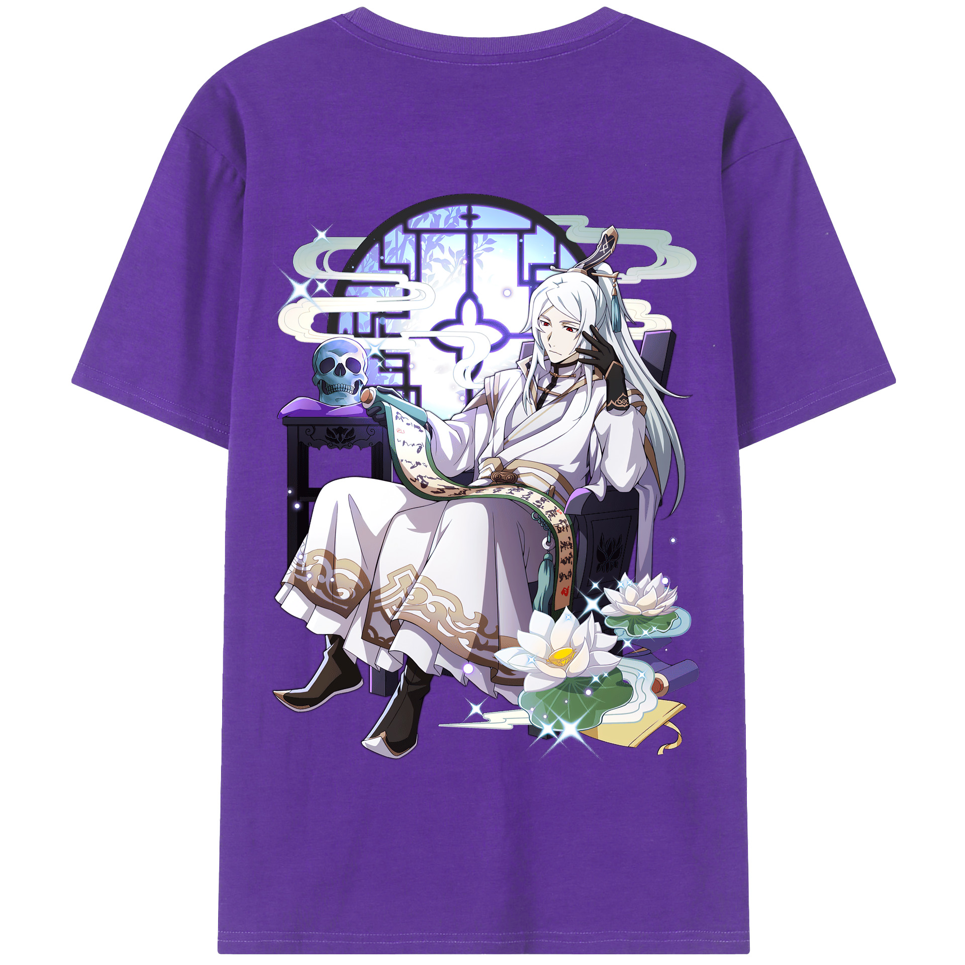 （画像用） 文豪ストレイドッグス Bungo Stray Dogs 綿100％半袖Tシャツ（背面プリント）