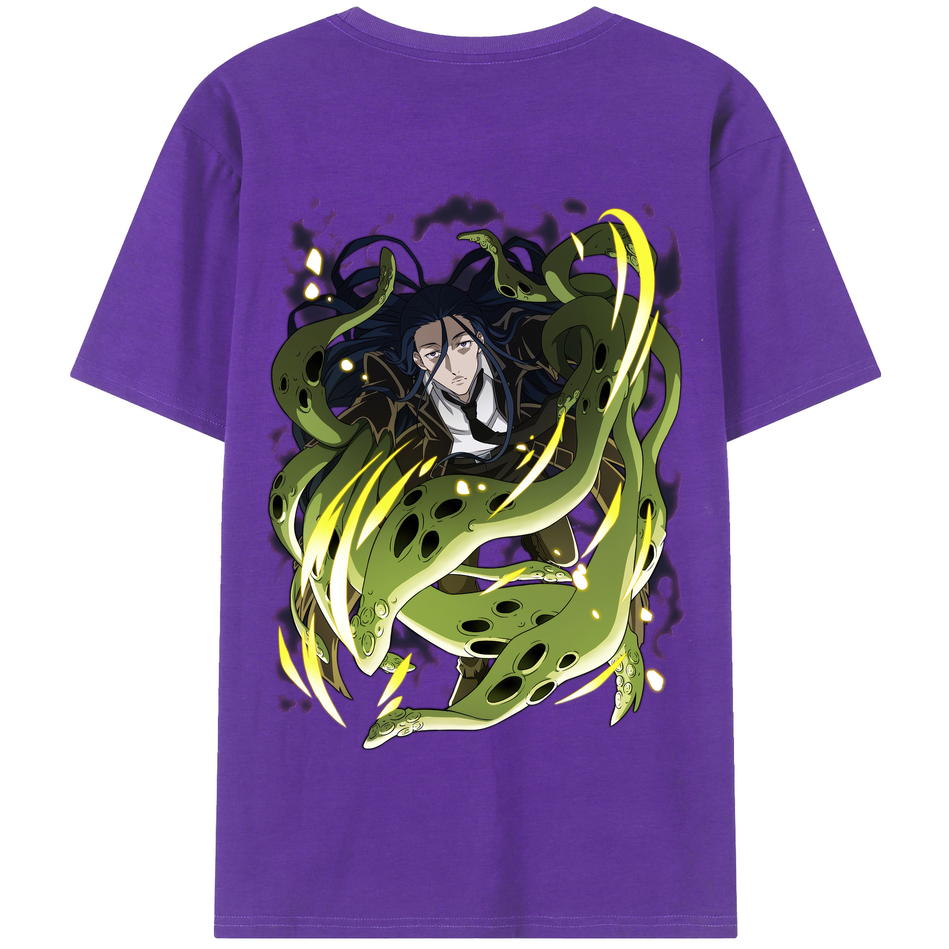 （画像用） 文豪ストレイドッグス Bungo Stray Dogs 綿100％半袖Tシャツ（背面プリント）