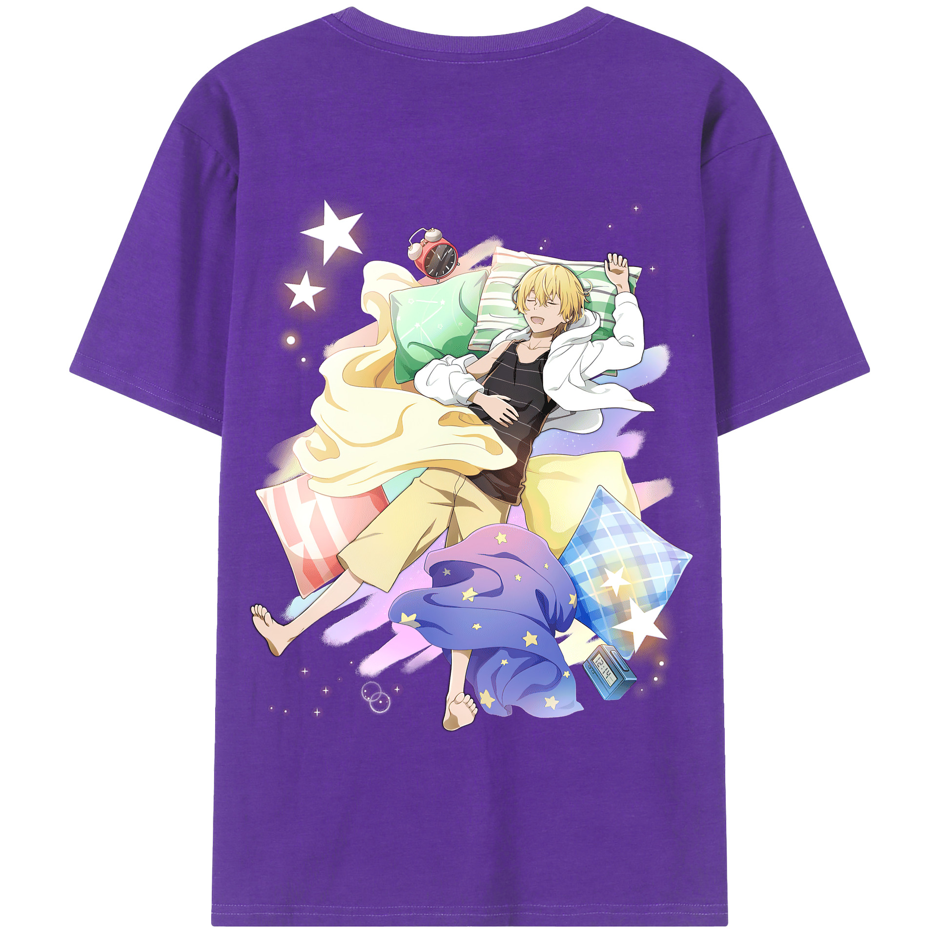 （画像用） 文豪ストレイドッグス Bungo Stray Dogs 綿100％半袖Tシャツ（背面プリント）