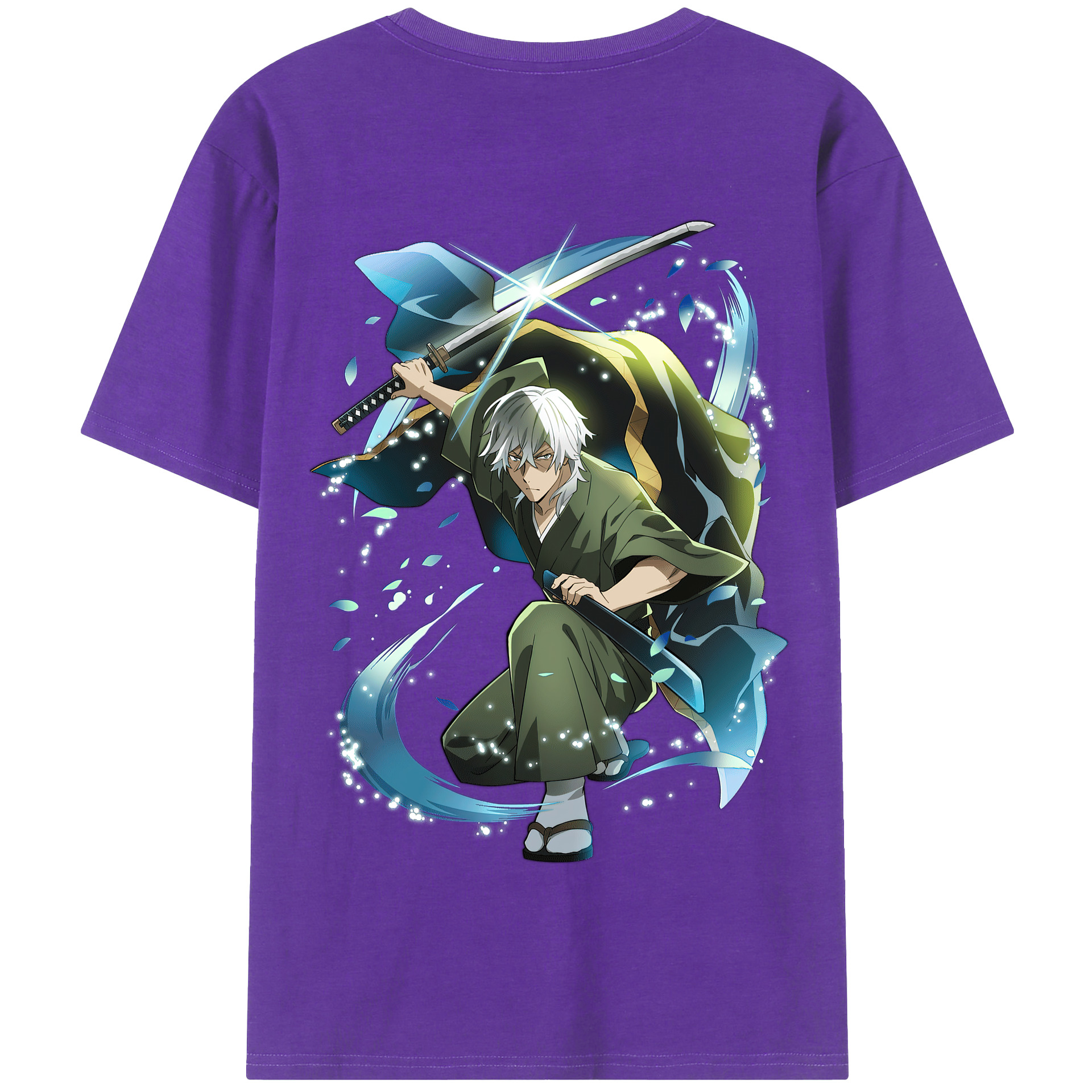 （画像用） 文豪ストレイドッグス Bungo Stray Dogs 綿100％半袖Tシャツ（背面プリント）