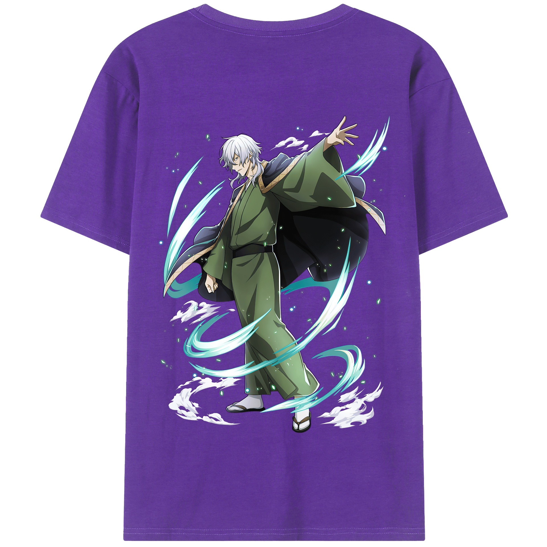 （画像用） 文豪ストレイドッグス Bungo Stray Dogs 綿100％半袖Tシャツ（背面プリント）