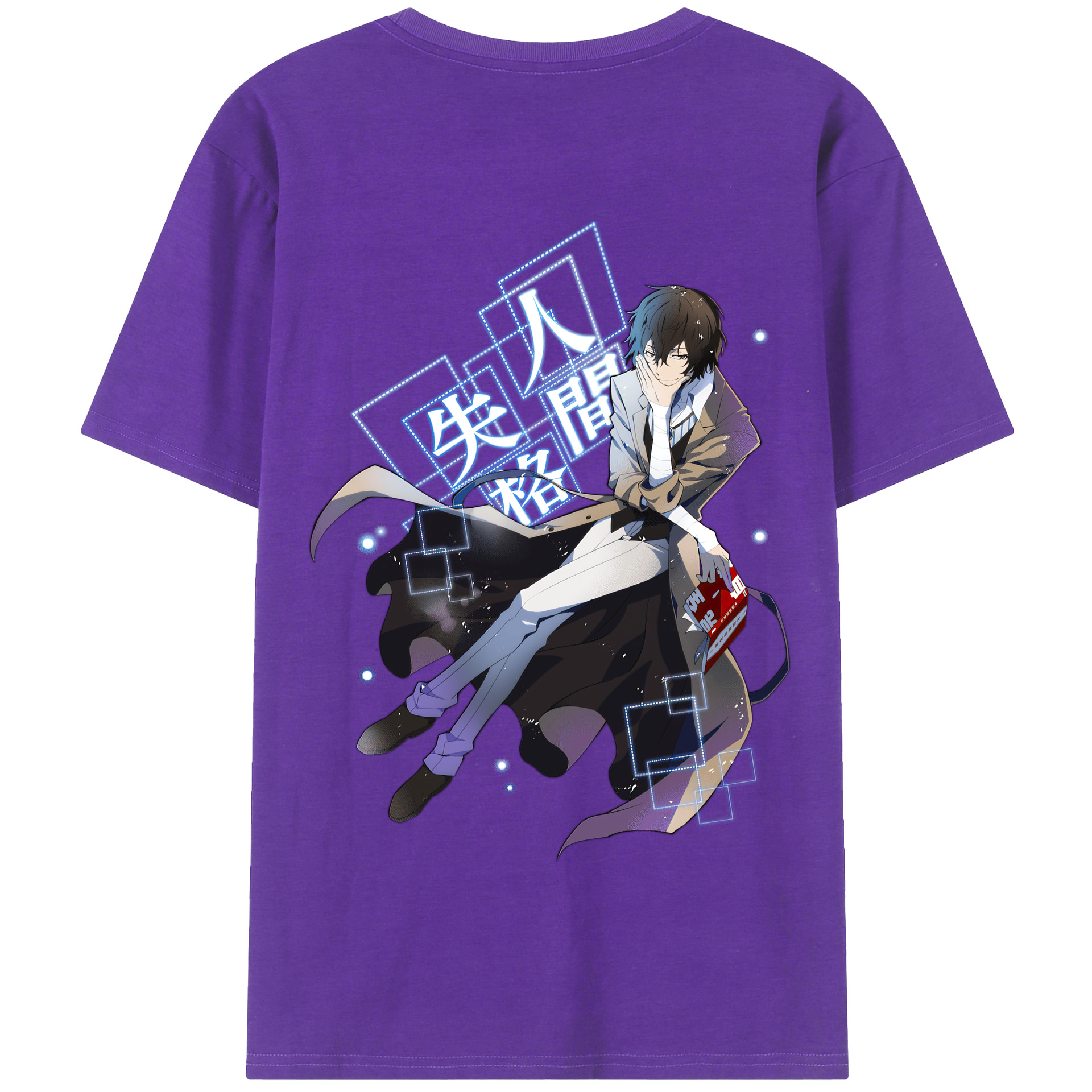 （画像用） 文豪ストレイドッグス Bungo Stray Dogs 綿100％半袖Tシャツ（背面プリント）