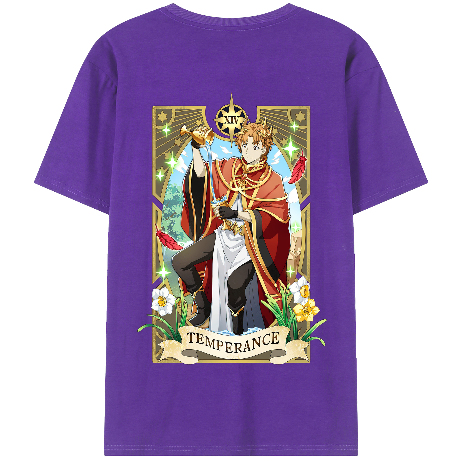 （画像用） 文豪ストレイドッグス Bungo Stray Dogs 綿100％半袖Tシャツ（背面プリント）