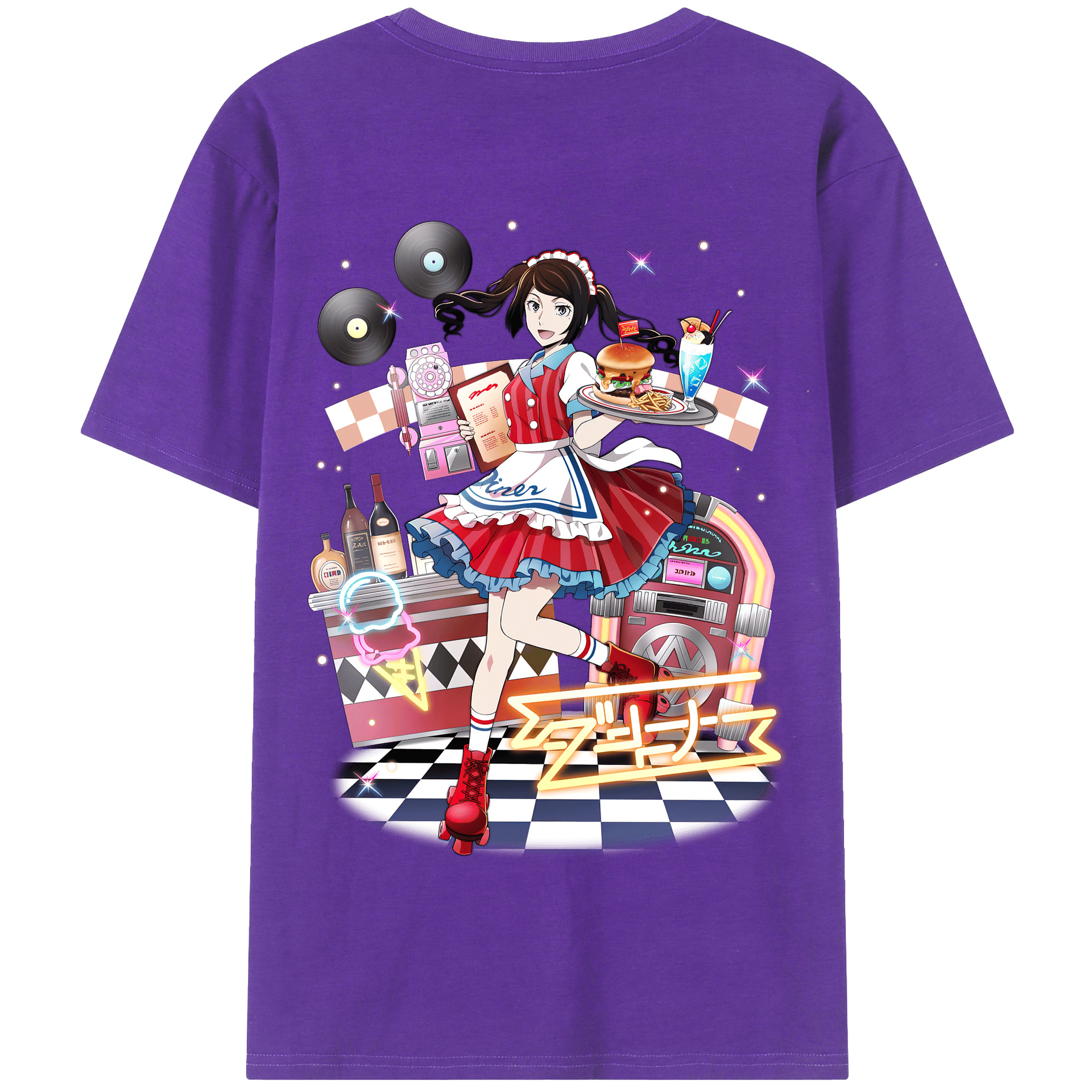 （画像用） 文豪ストレイドッグス Bungo Stray Dogs 綿100％半袖Tシャツ（背面プリント）