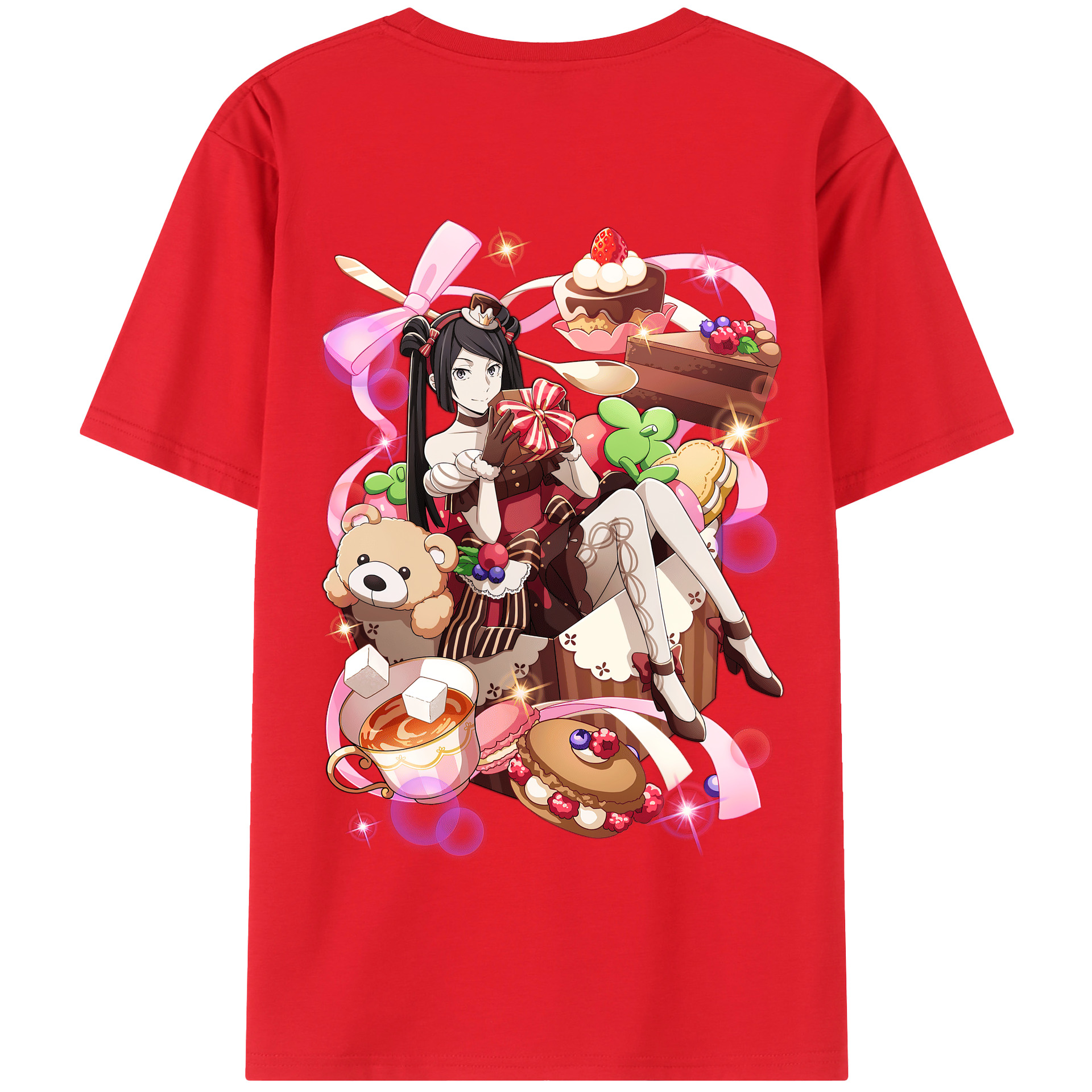 （画像用） 文豪ストレイドッグス Bungo Stray Dogs 綿100％半袖Tシャツ（背面プリント）