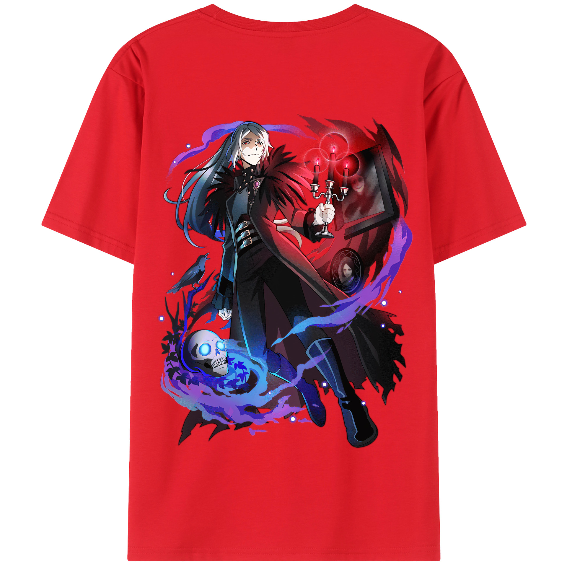 （画像用） 文豪ストレイドッグス Bungo Stray Dogs 綿100％半袖Tシャツ（背面プリント）