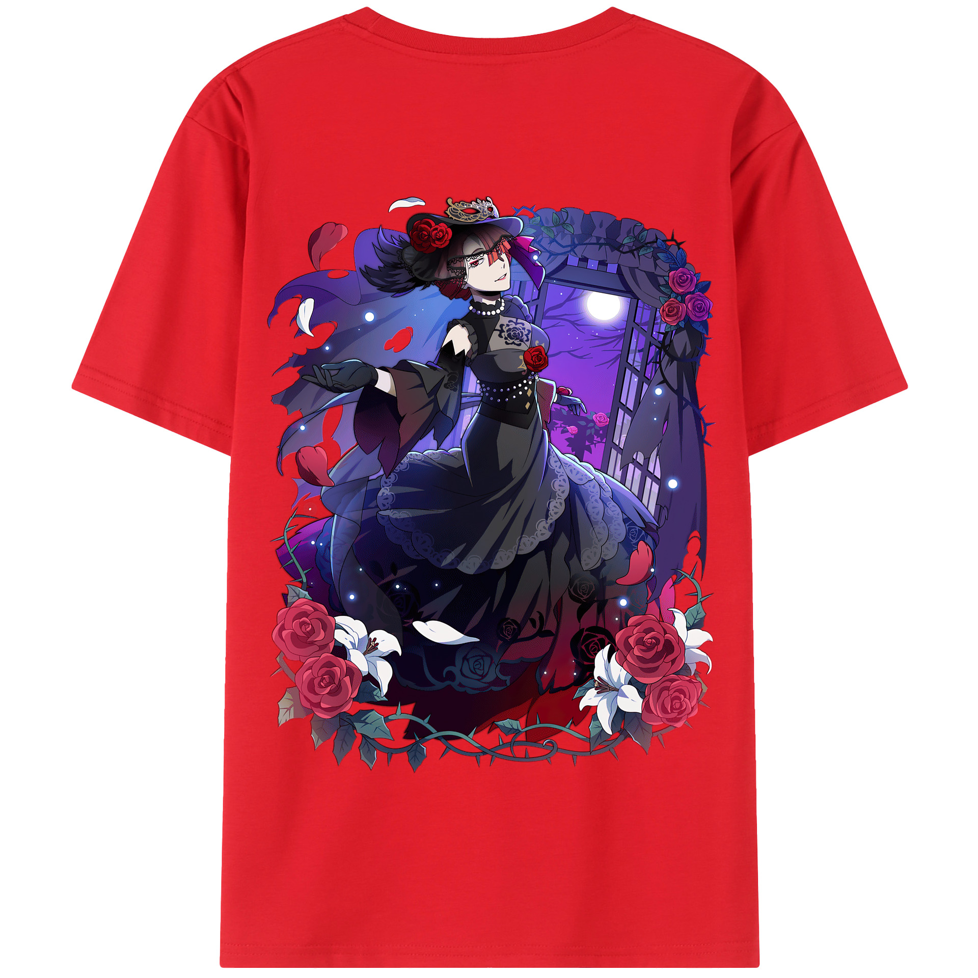 （画像用） 文豪ストレイドッグス Bungo Stray Dogs 綿100％半袖Tシャツ（背面プリント）