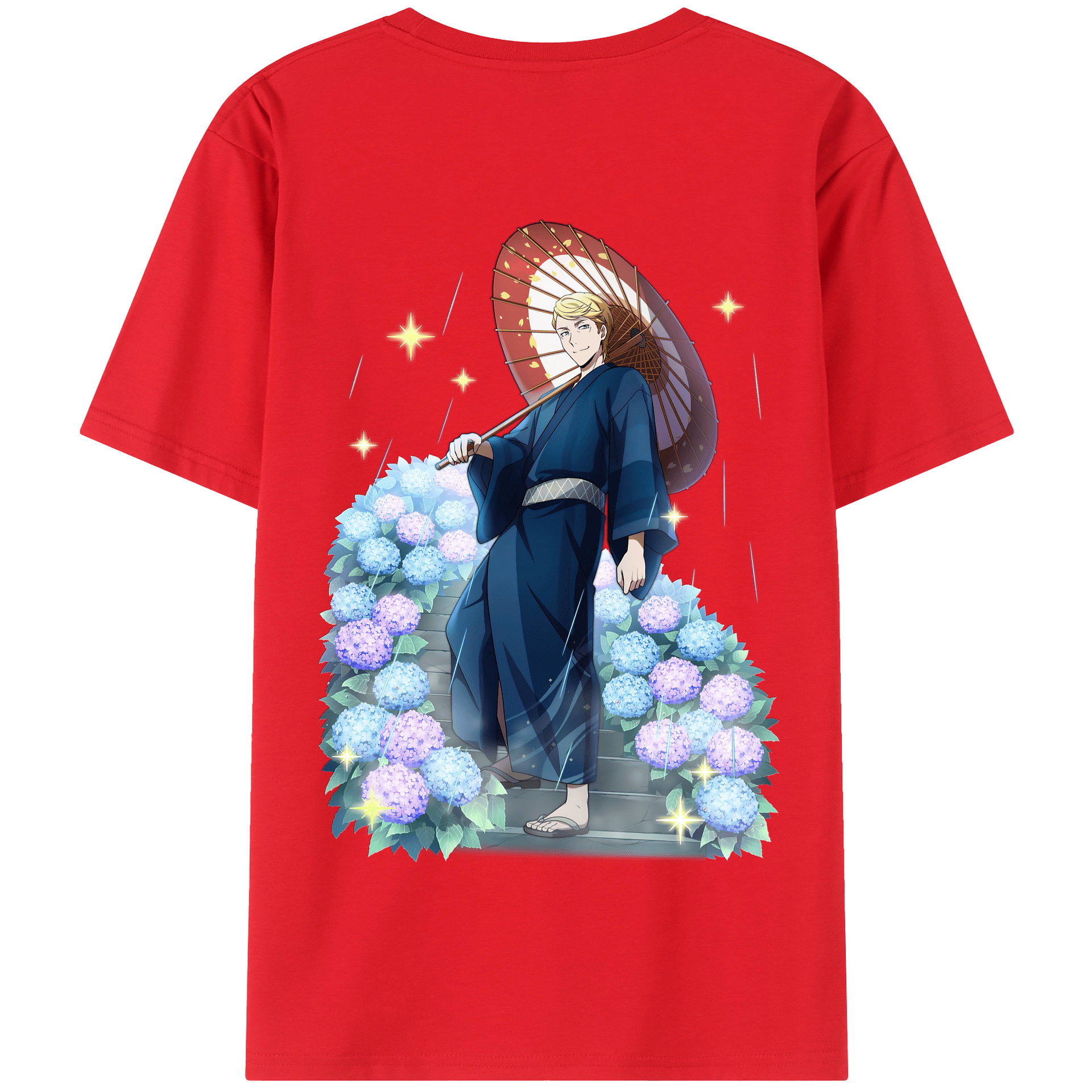 （画像用） 文豪ストレイドッグス Bungo Stray Dogs 綿100％半袖Tシャツ（背面プリント）