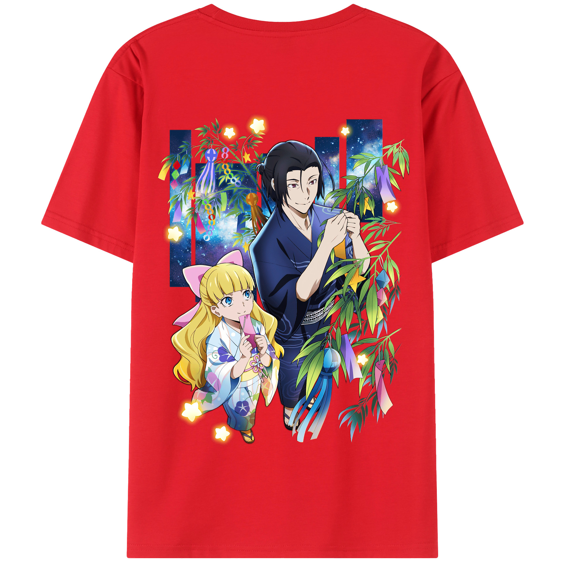 （画像用） 文豪ストレイドッグス Bungo Stray Dogs 綿100％半袖Tシャツ（背面プリント）