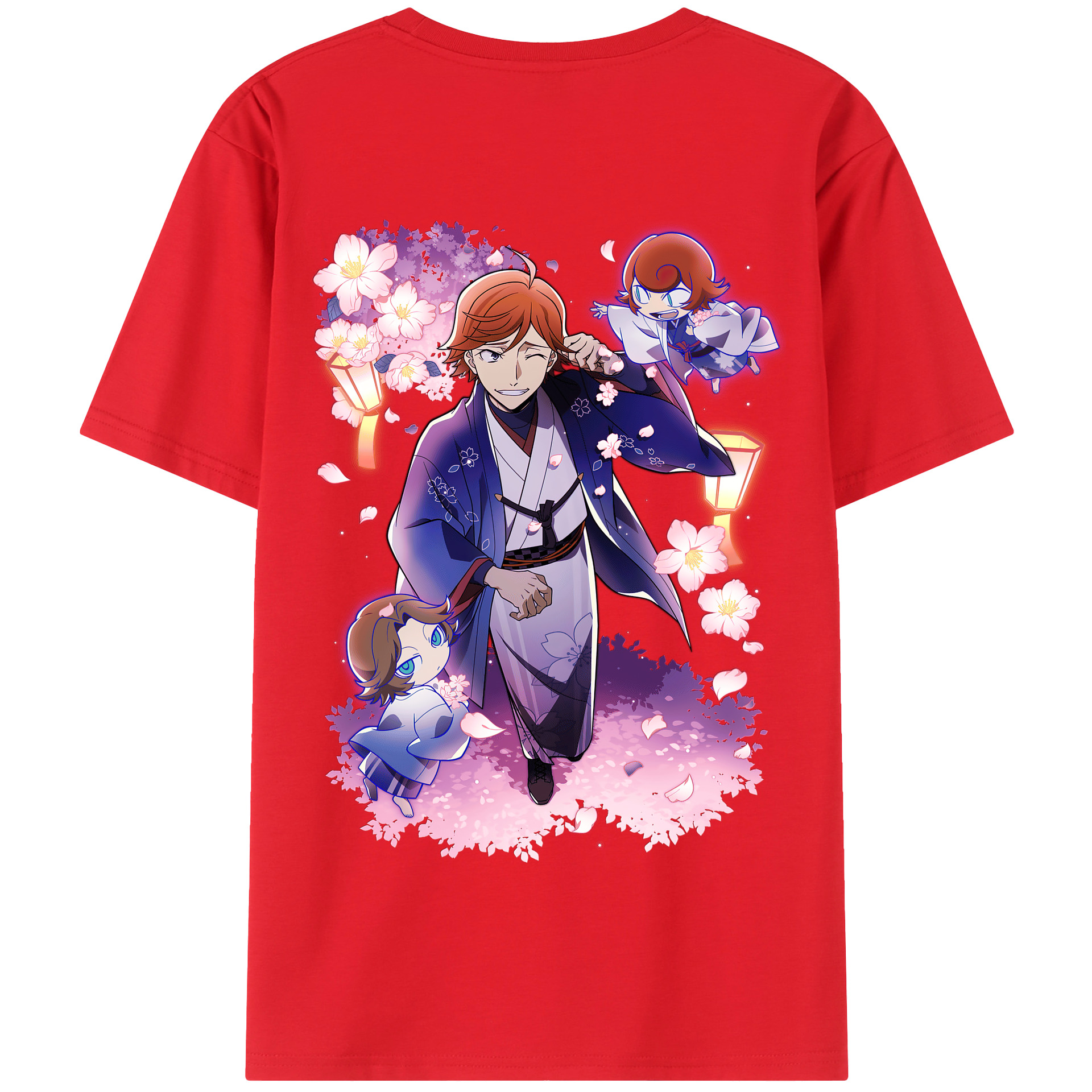 （画像用） 文豪ストレイドッグス Bungo Stray Dogs 綿100％半袖Tシャツ（背面プリント）