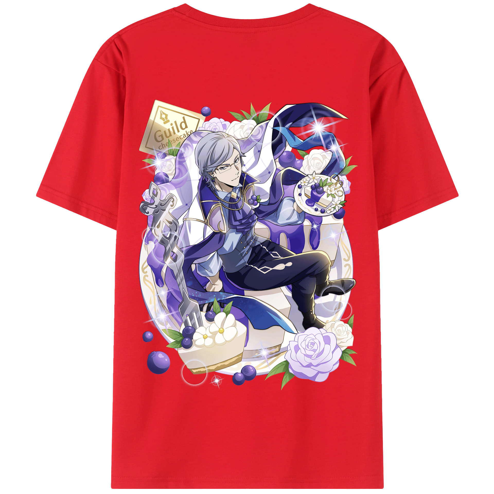（画像用） 文豪ストレイドッグス Bungo Stray Dogs 綿100％半袖Tシャツ（背面プリント）
