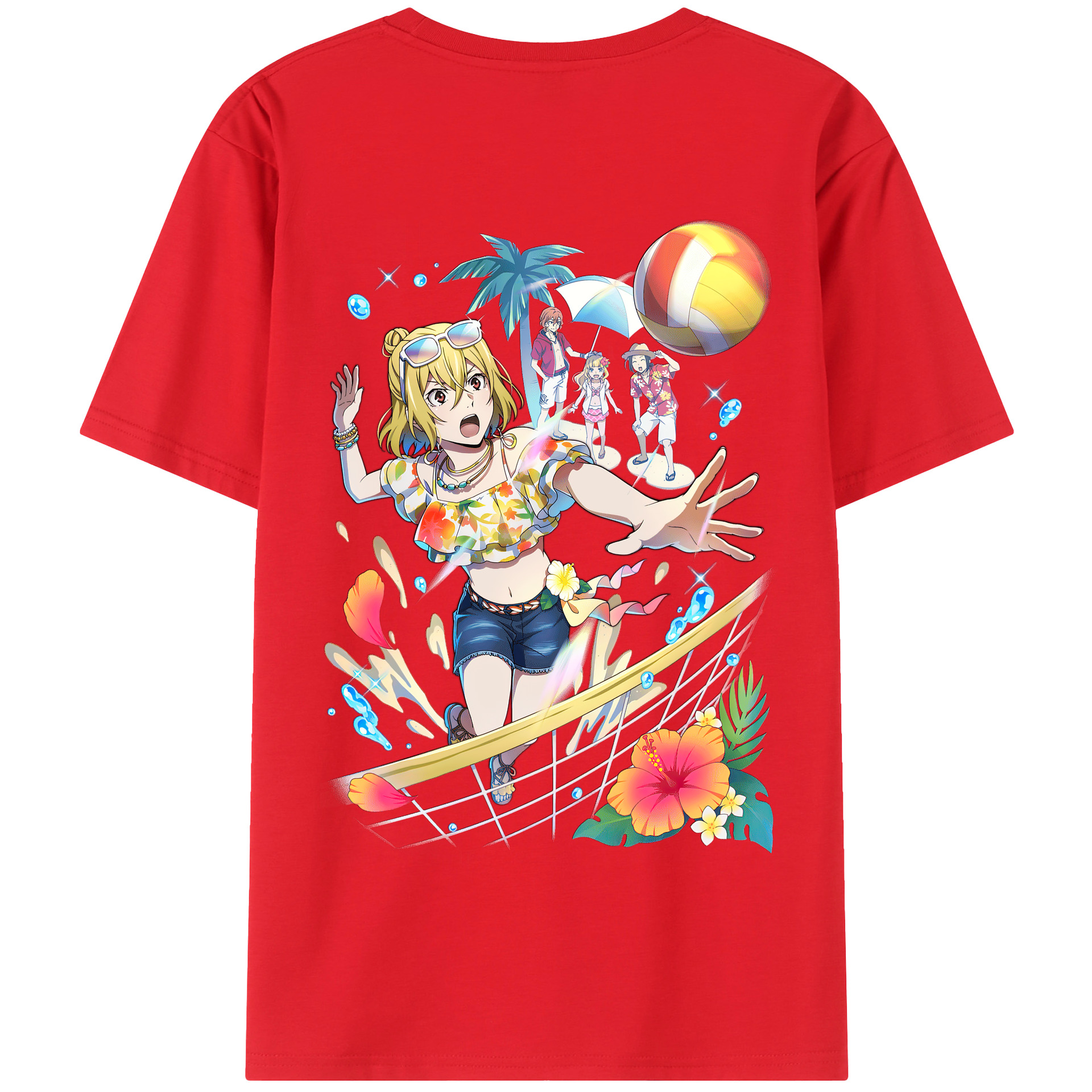 （画像用） 文豪ストレイドッグス Bungo Stray Dogs 綿100％半袖Tシャツ（背面プリント）