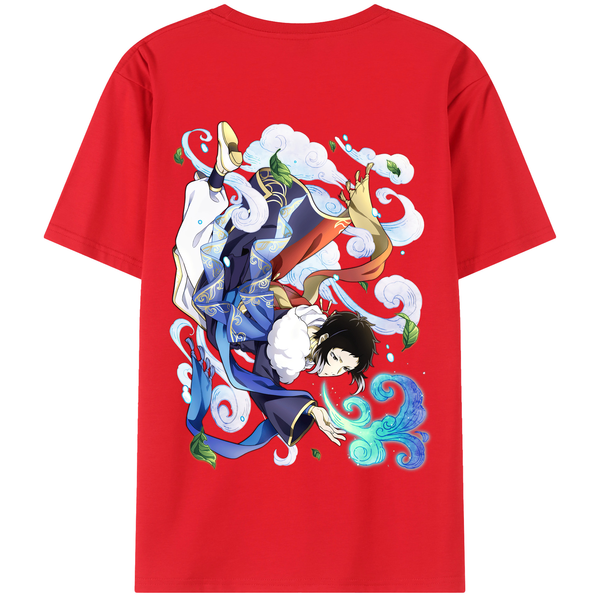 （画像用） 文豪ストレイドッグス Bungo Stray Dogs 綿100％半袖Tシャツ（背面プリント）