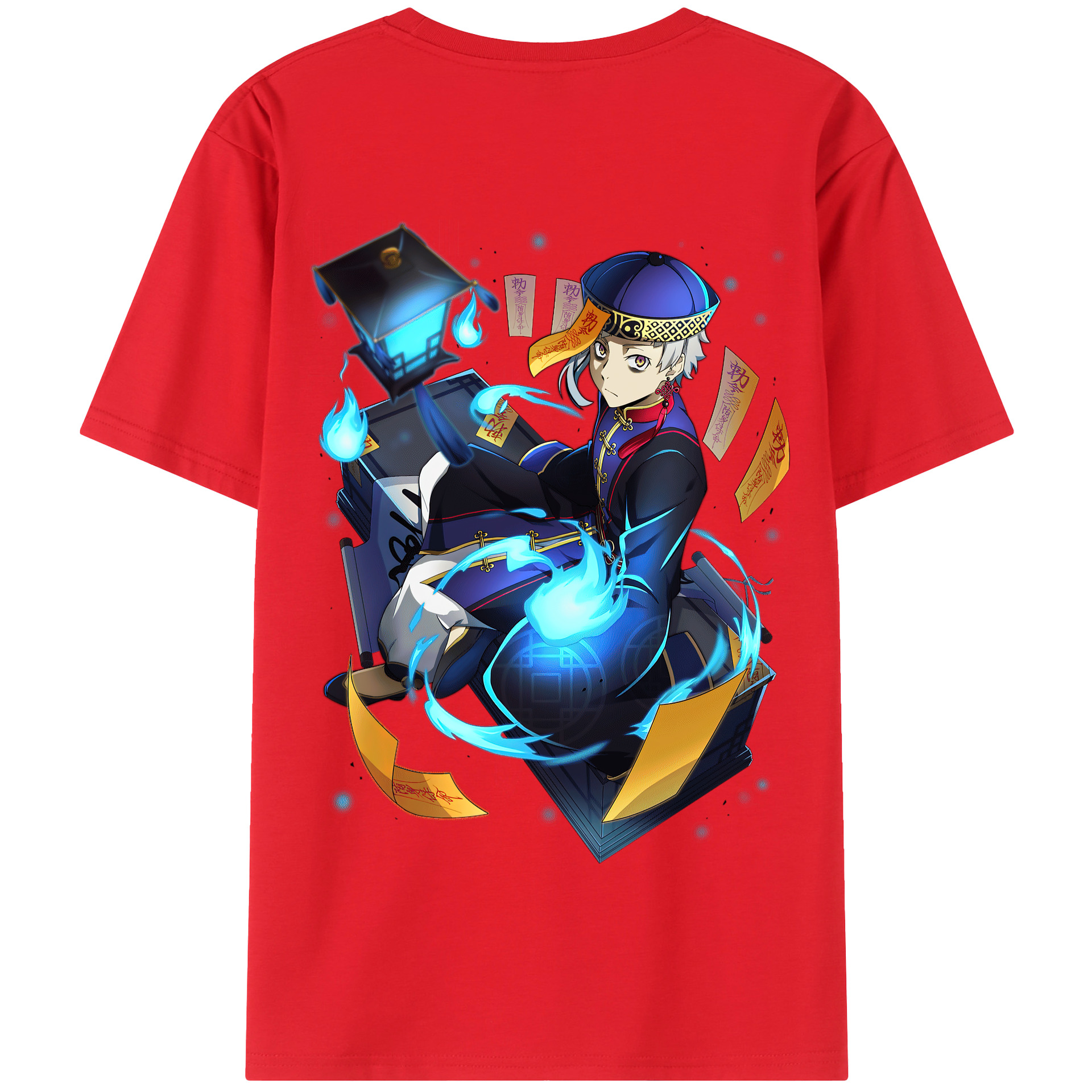 （画像用） 文豪ストレイドッグス Bungo Stray Dogs 綿100％半袖Tシャツ（背面プリント）