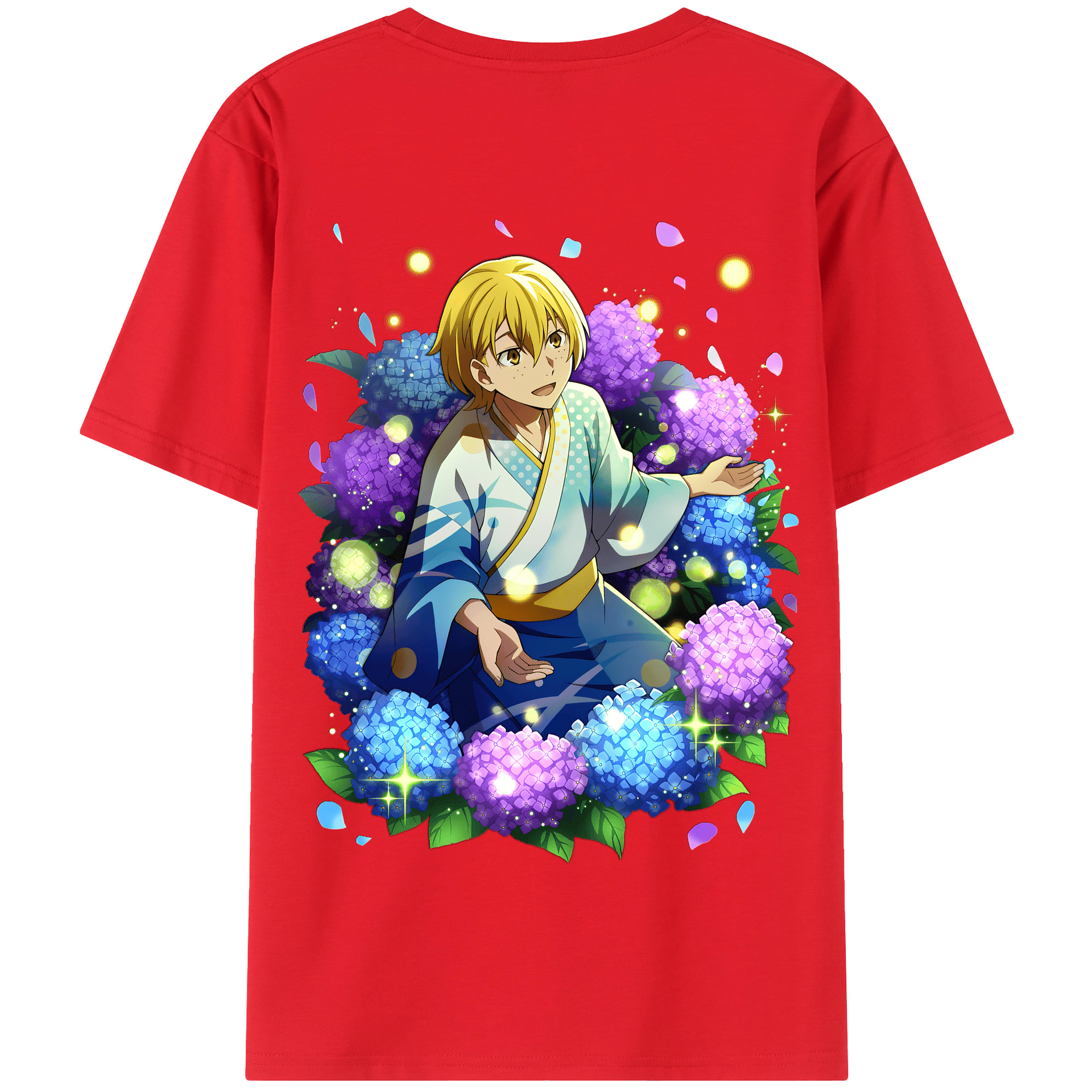 （画像用） 文豪ストレイドッグス Bungo Stray Dogs 綿100％半袖Tシャツ（背面プリント）