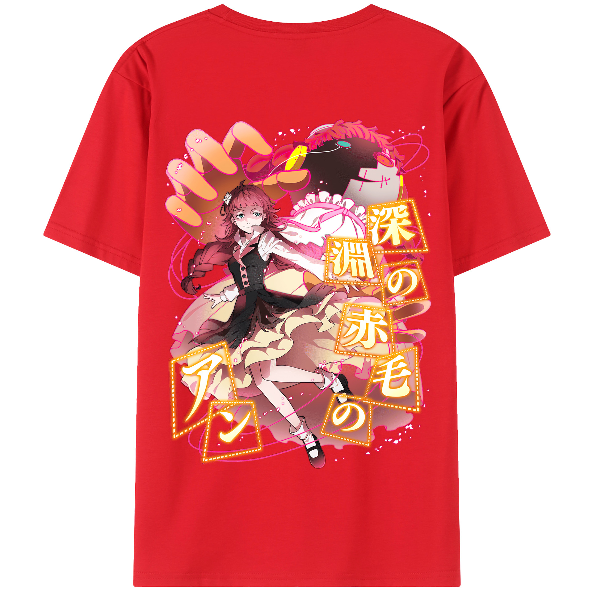 （画像用） 文豪ストレイドッグス Bungo Stray Dogs 綿100％半袖Tシャツ（背面プリント）