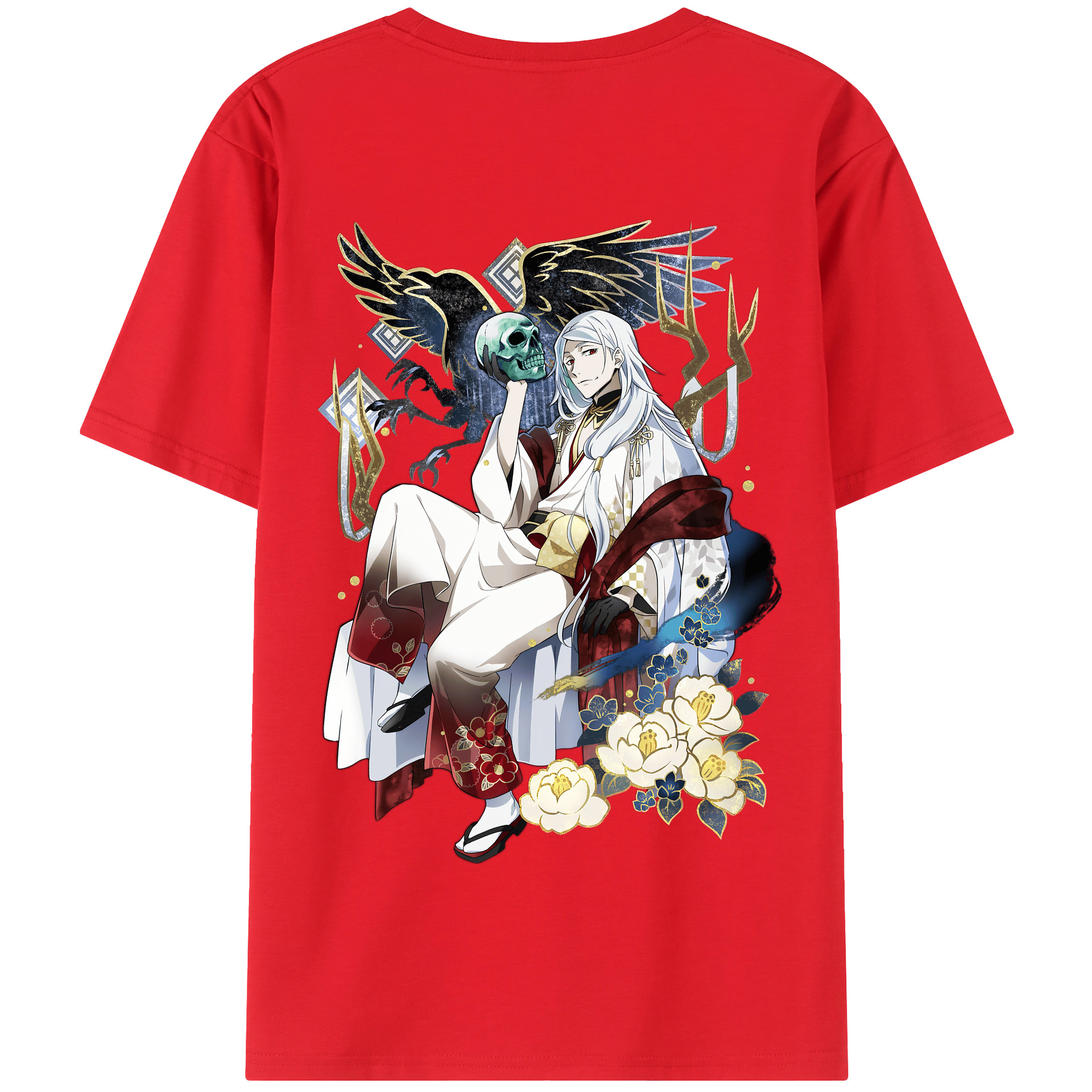 （画像用） 文豪ストレイドッグス Bungo Stray Dogs 綿100％半袖Tシャツ（背面プリント）